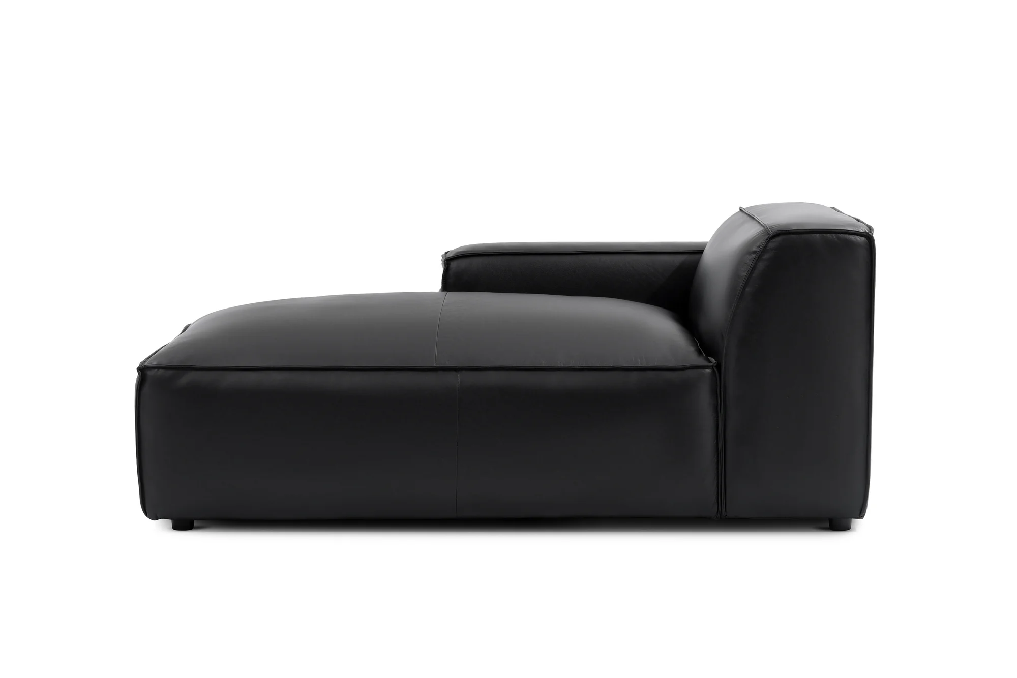 Nathan Leather Left Chaise Lounge Module - Image 13