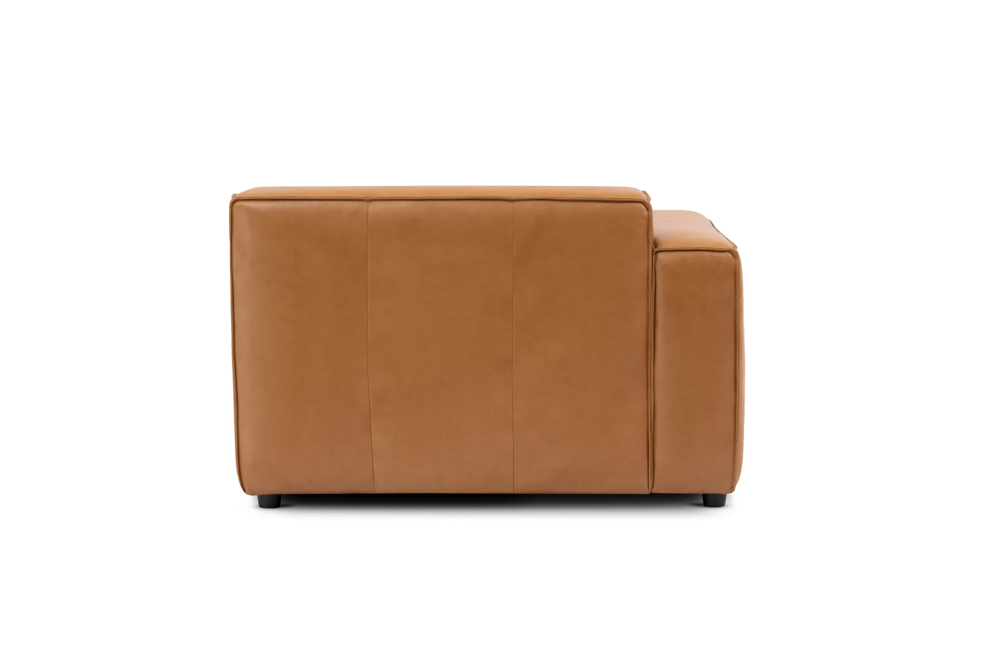 Nathan Leather Left Chaise Lounge Module - Image 8