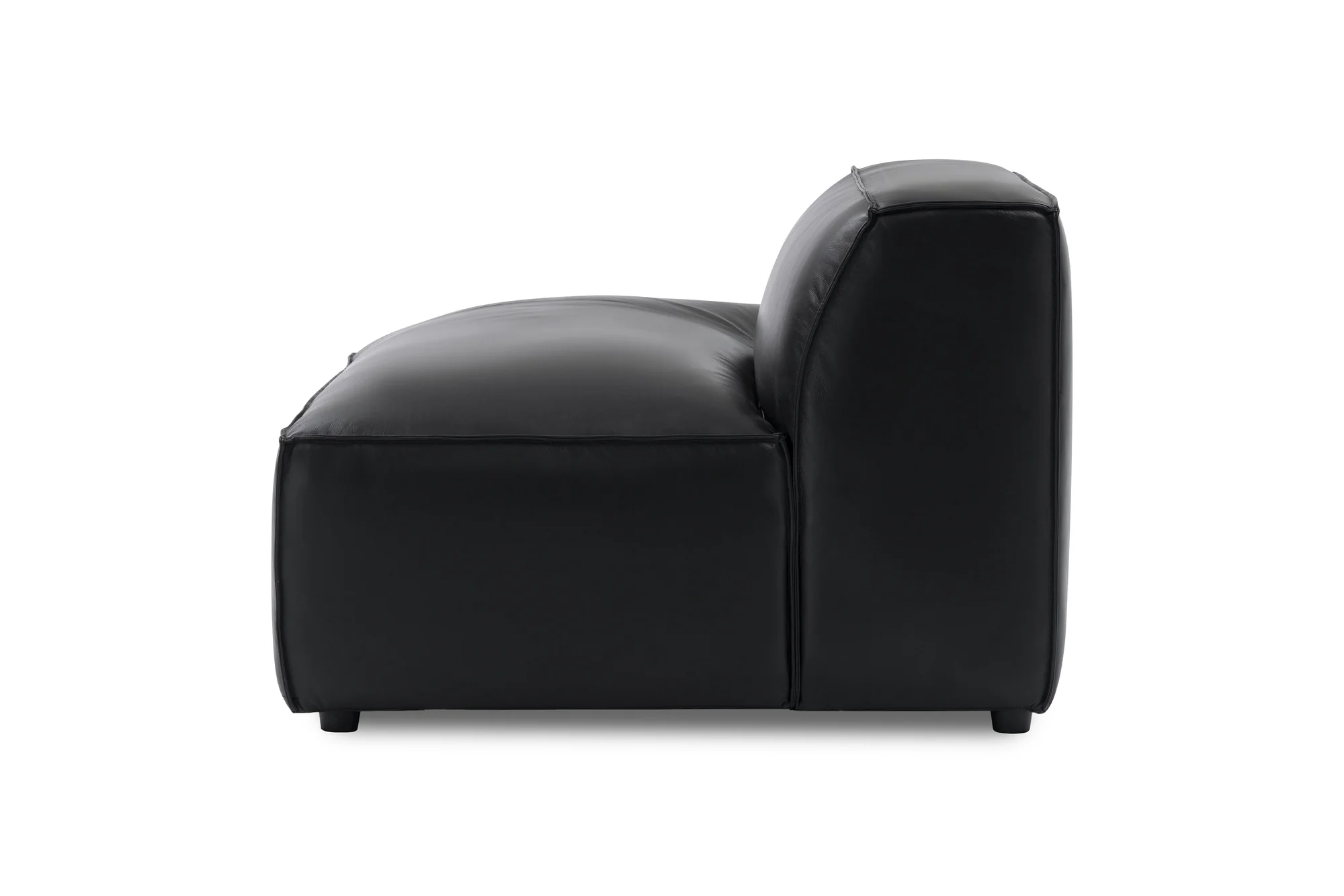 Nathan Leather Left Open-End Lounge Module - Image 12