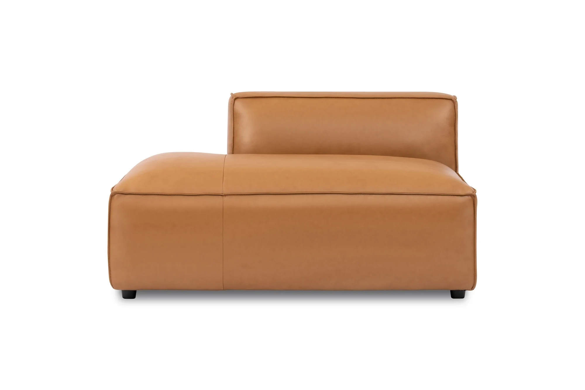 Nathan Leather Left Open-End Lounge Module - Image 4