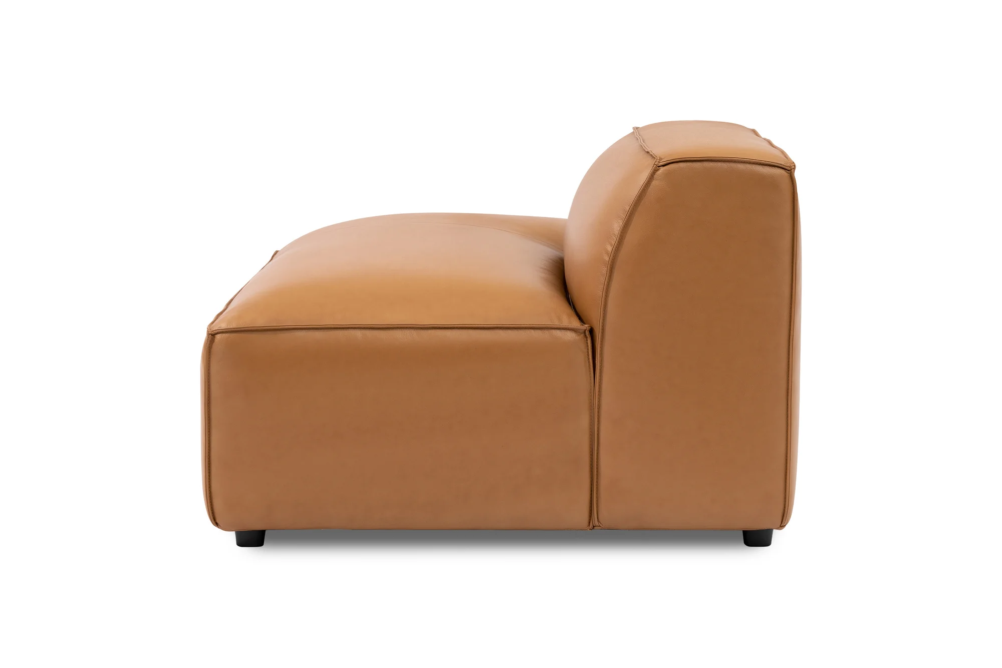 Nathan Leather Left Open-End Lounge Module - Image 6