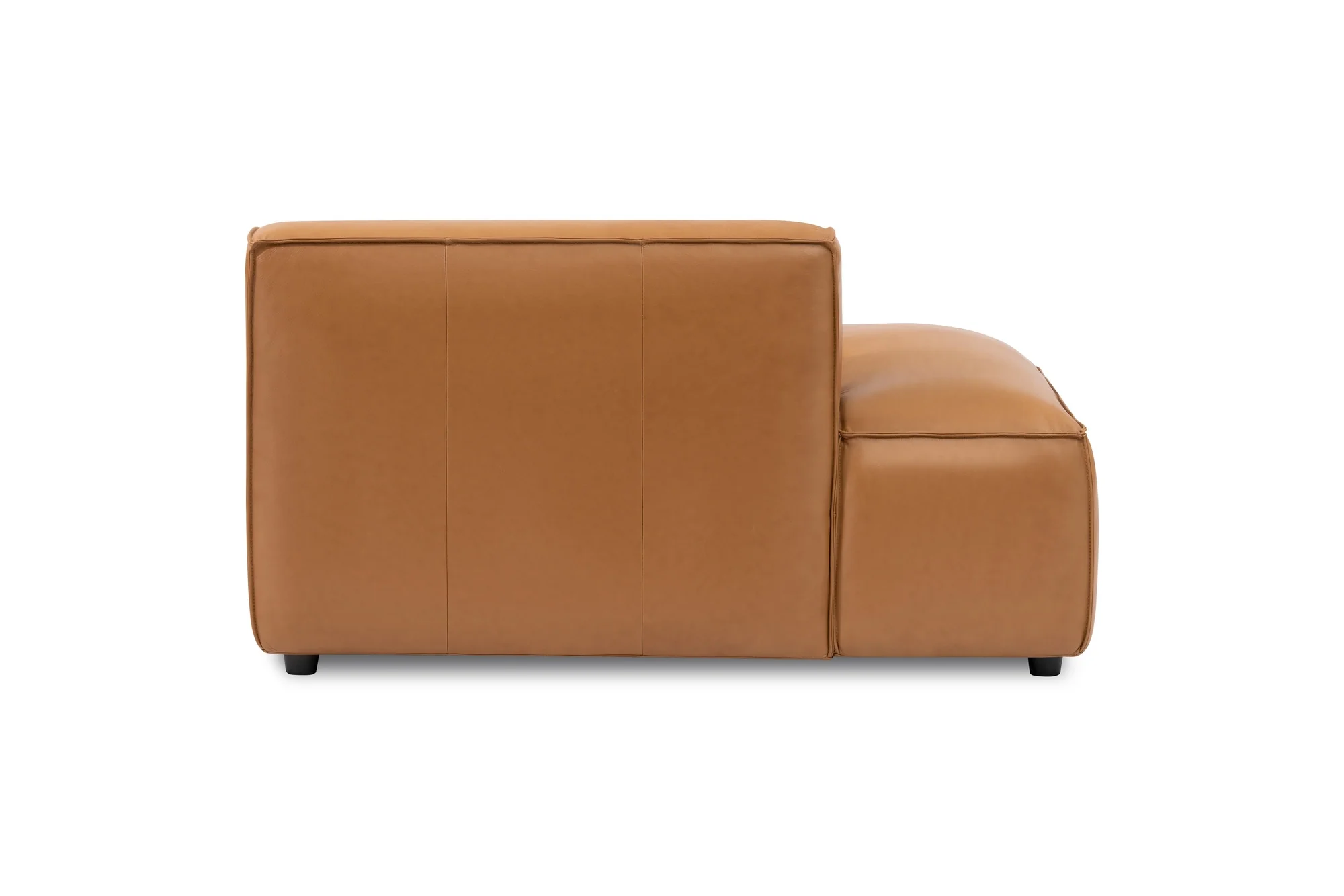 Nathan Leather Left Open-End Lounge Module - Image 7