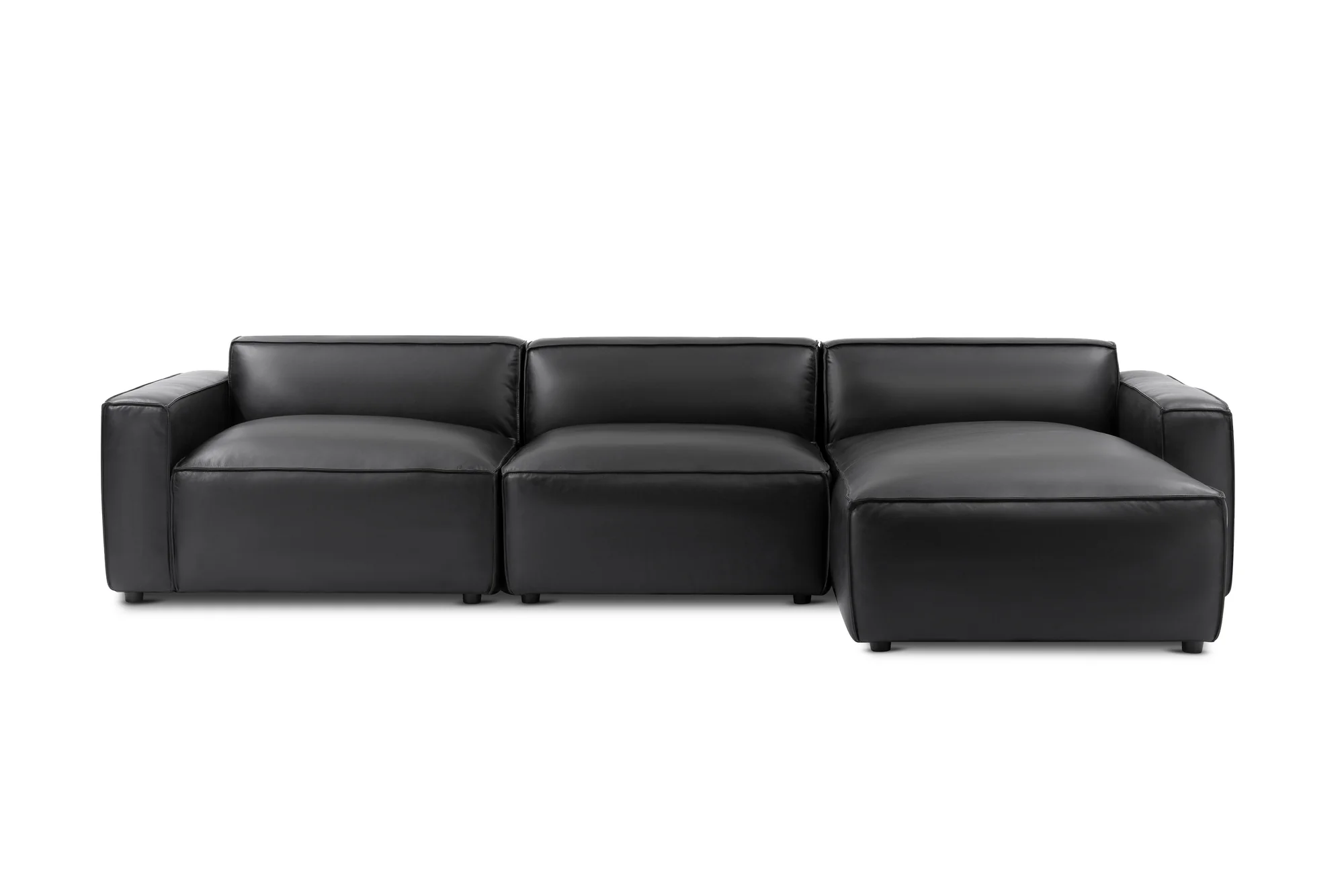 Nathan Leather Modular Sectional Lounge - Image 11