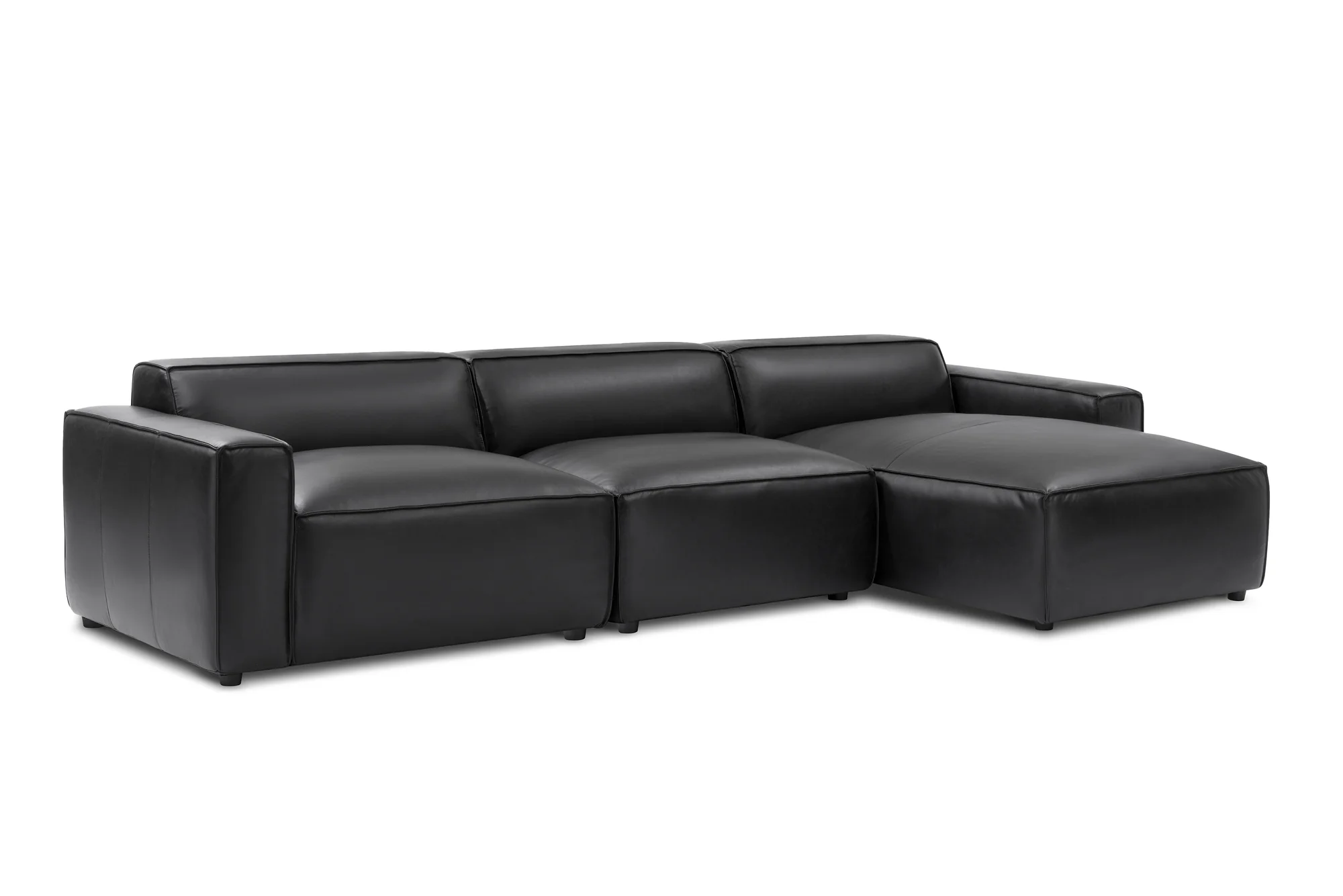 Nathan Leather Modular Sectional Lounge - Image 12