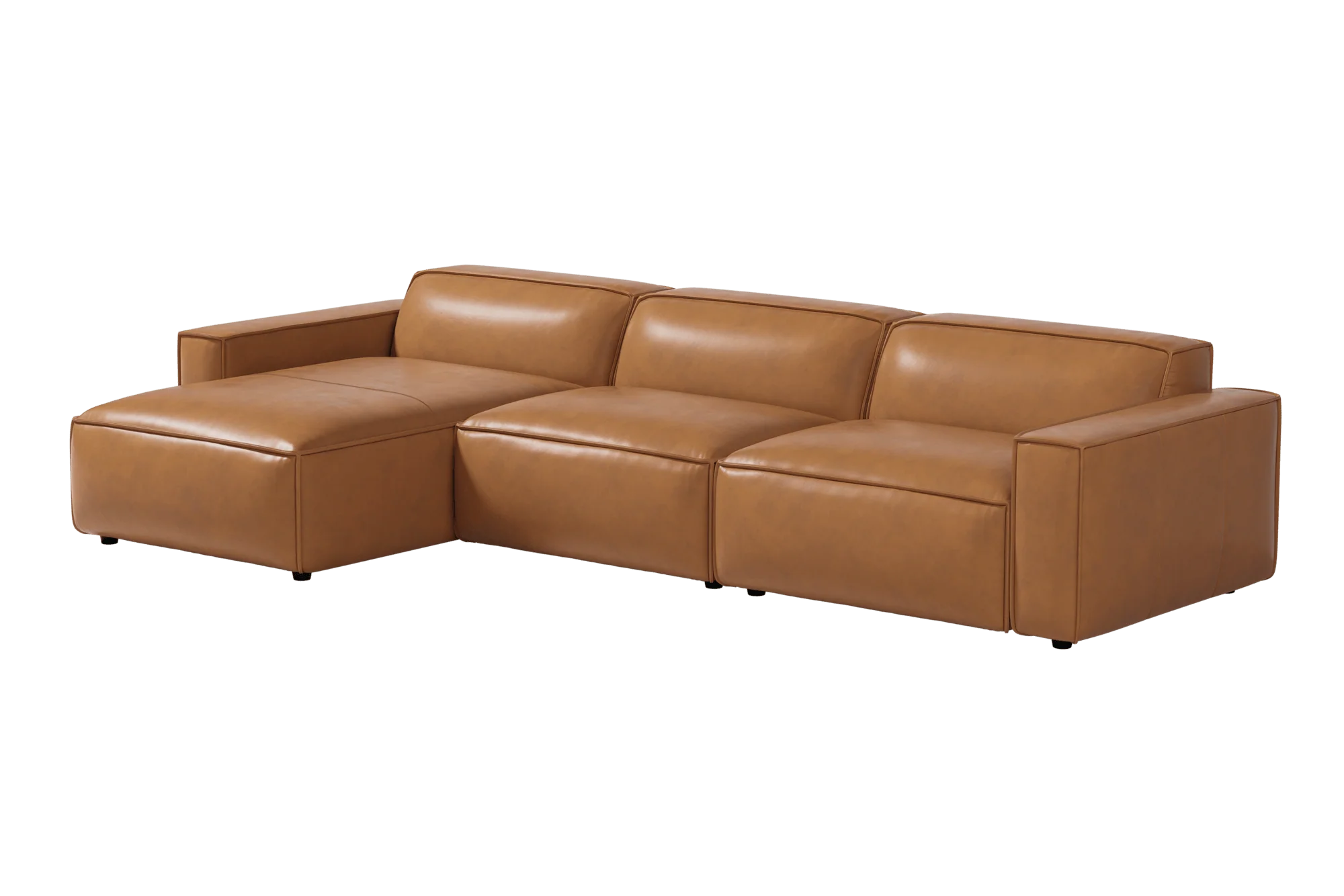 Nathan Leather Modular Sectional Lounge - Image 22