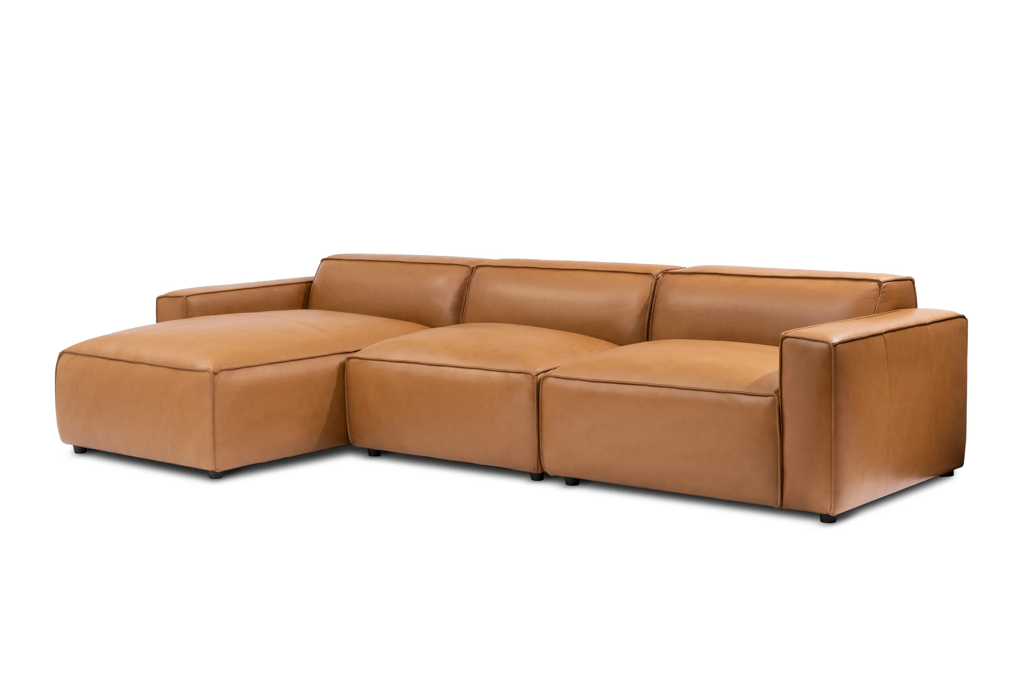 Nathan Leather Modular Sectional Lounge - Image 29