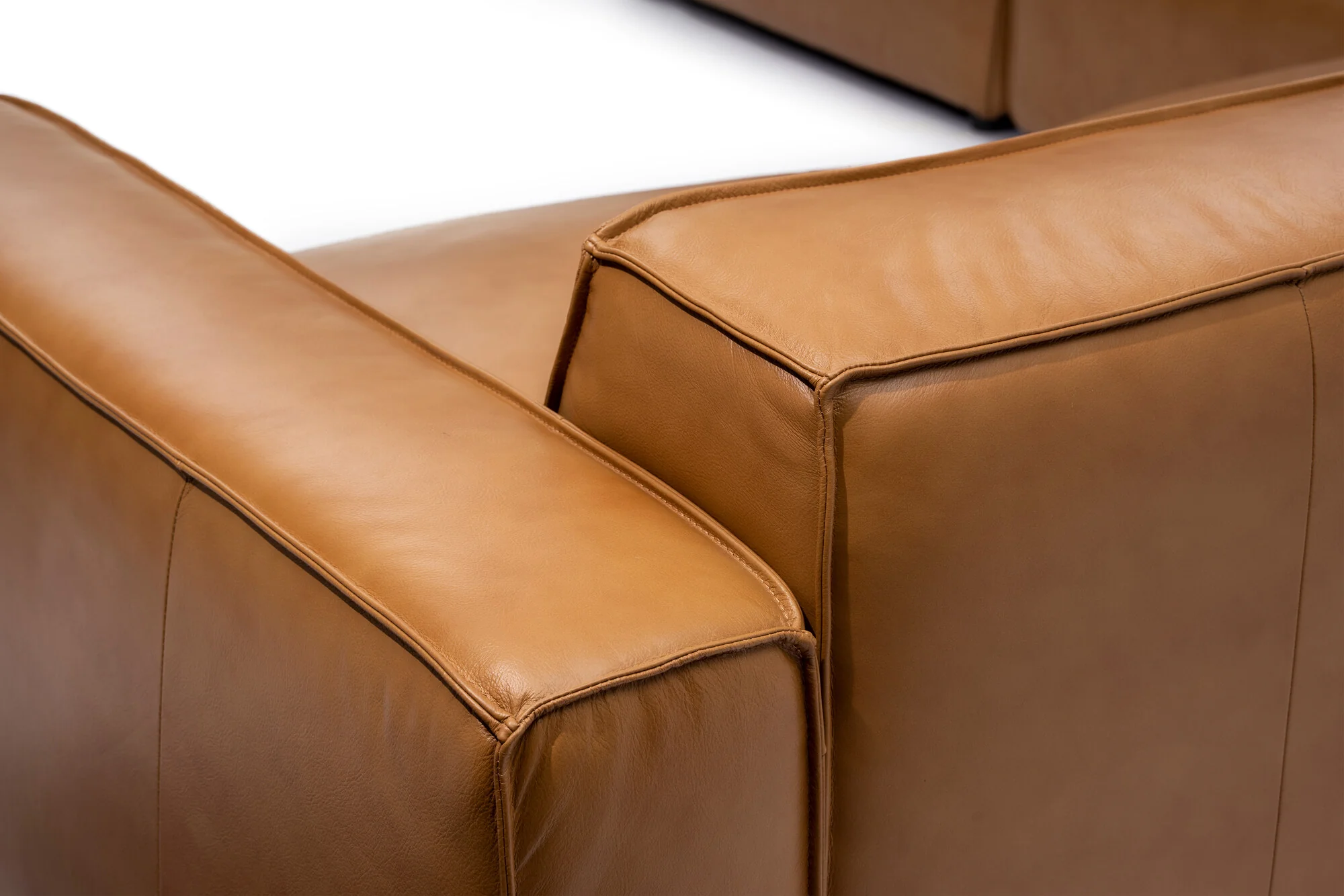 Nathan Leather Modular Sectional Lounge - Image 32
