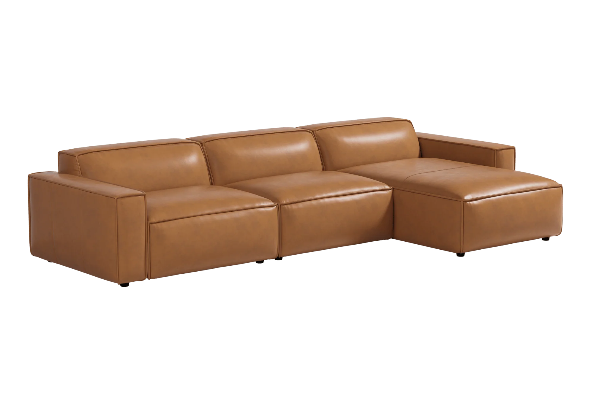 Nathan Leather Modular Sectional Lounge - Image 33