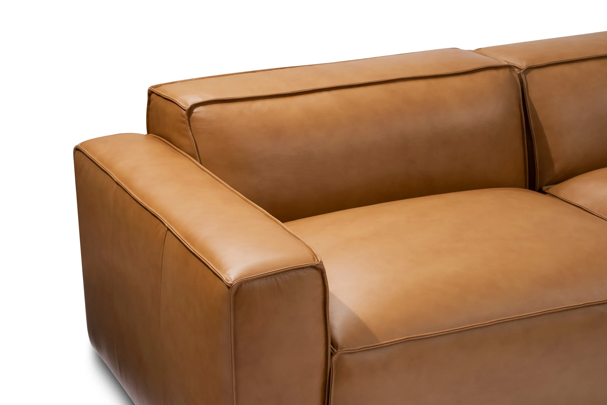 Nathan Leather Modular Sectional Lounge - Image 39