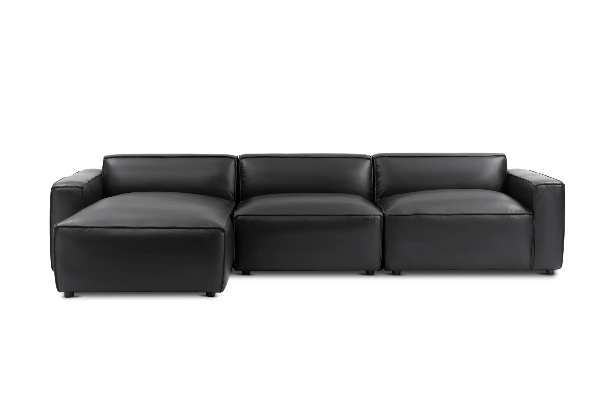 Nathan Leather Modular Sectional Lounge - Image 4