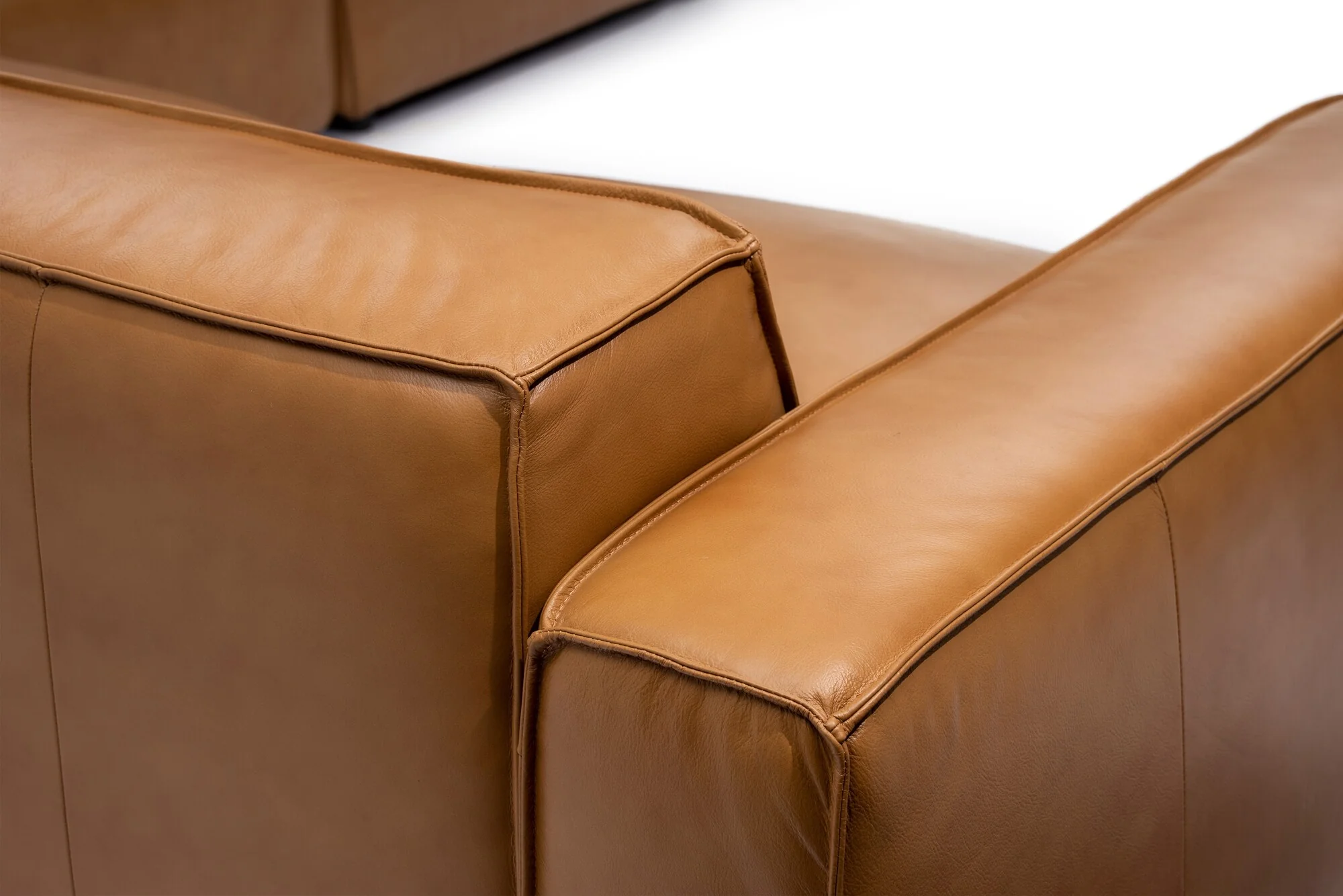 Nathan Leather Modular Sectional Lounge - Image 40