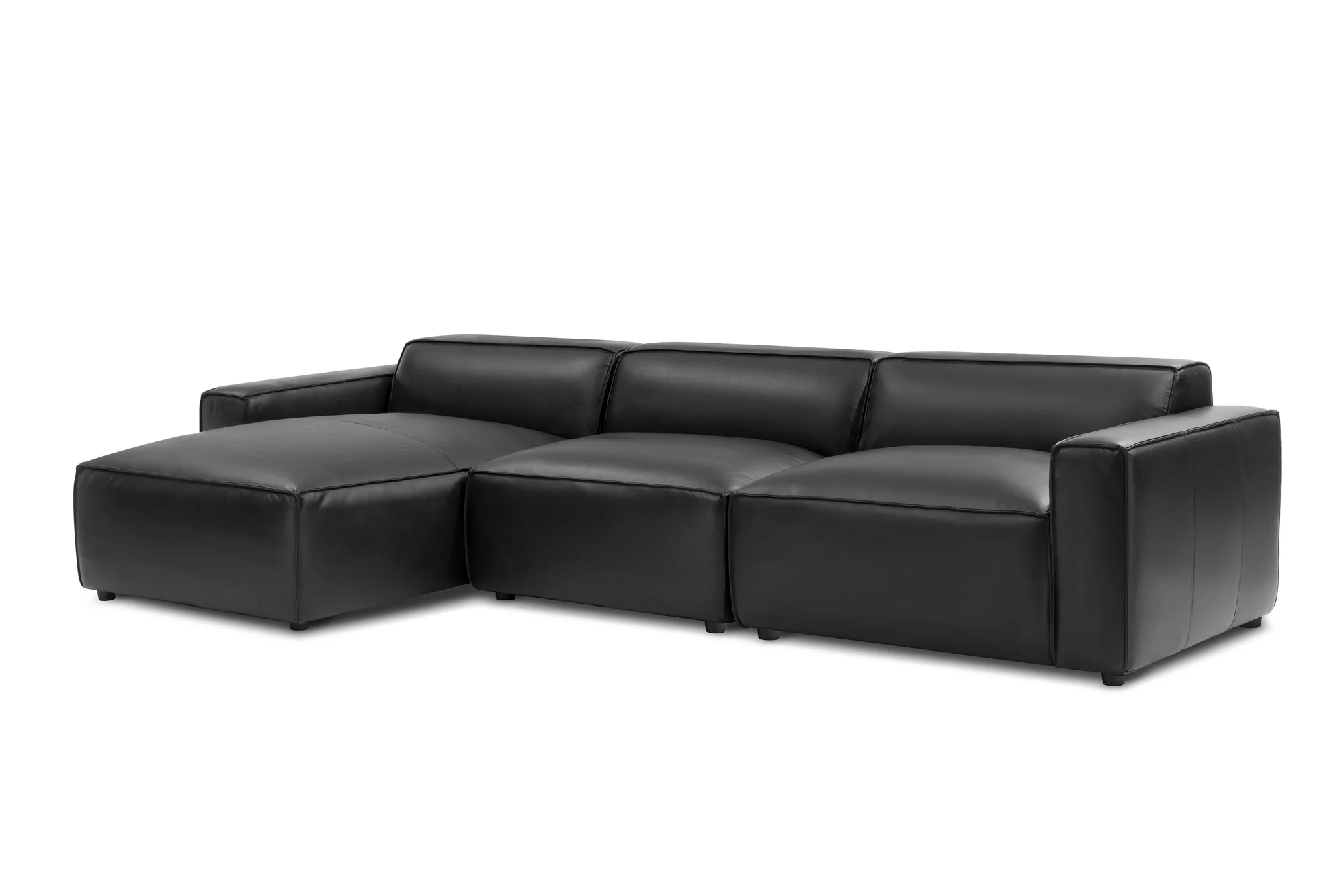 Nathan Leather Modular Sectional Lounge - Image 5