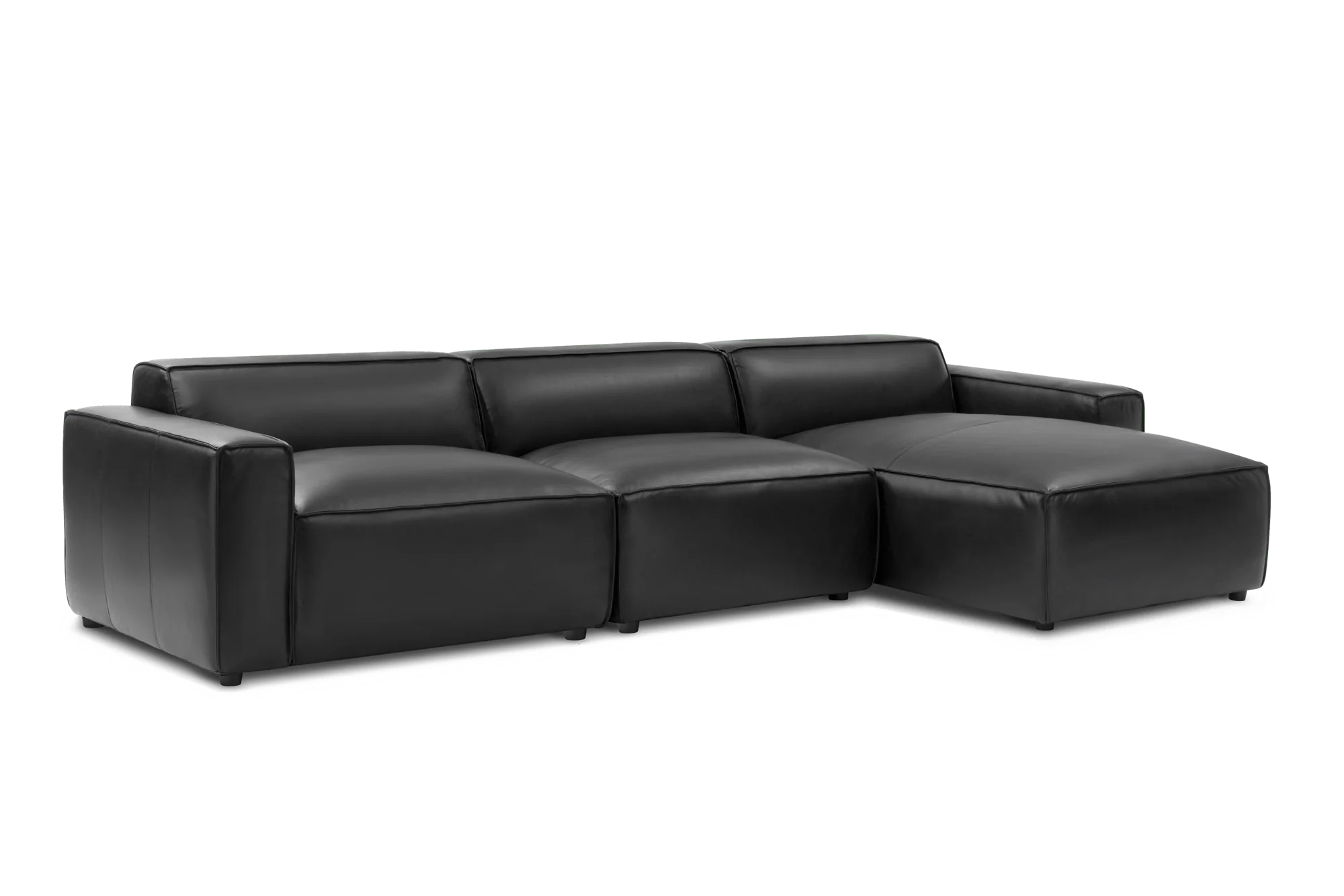 Nathan Leather Modular Sectional Lounge - Image 8