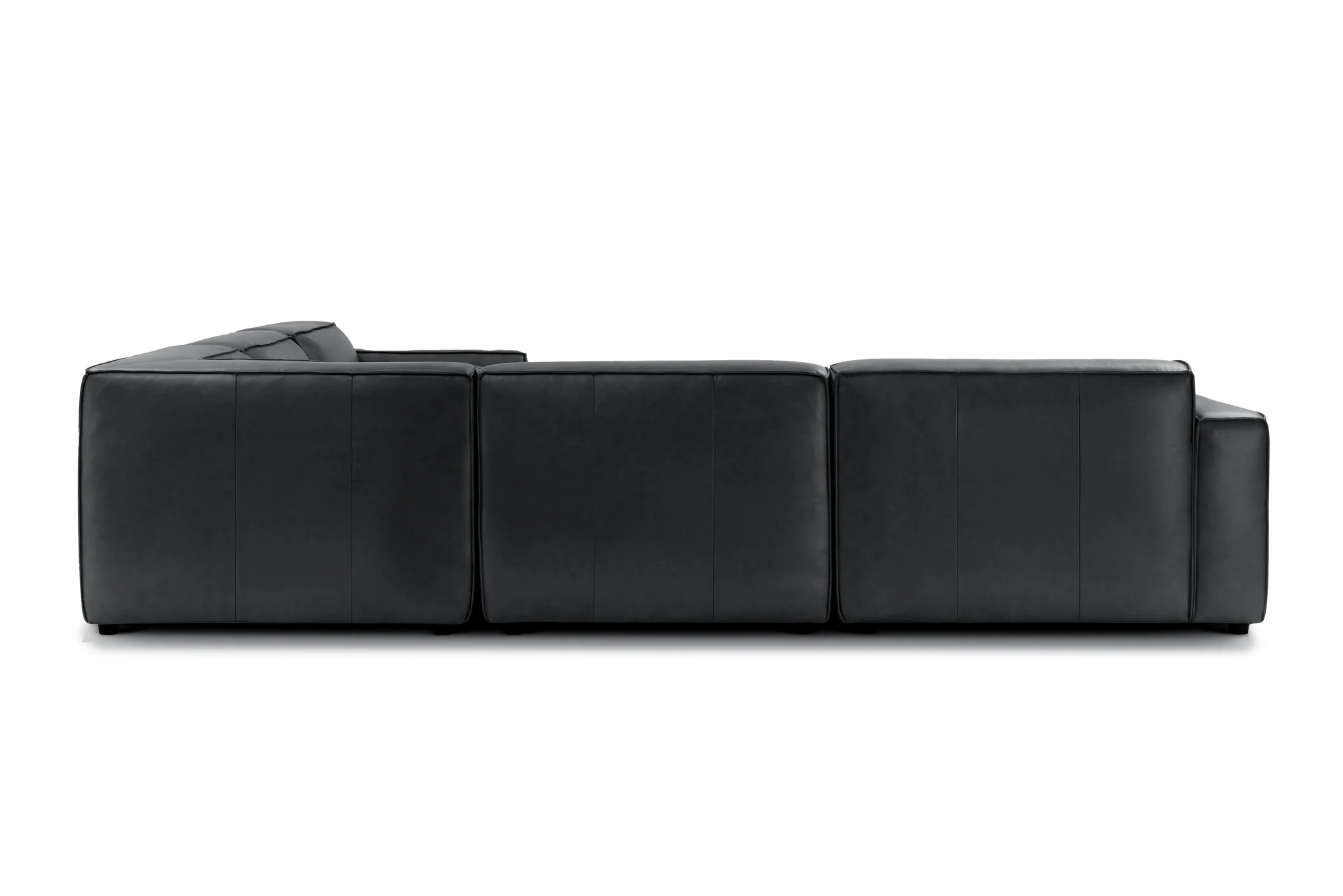 Nathan Leather Modular Corner Sectional Lounge - Image 12