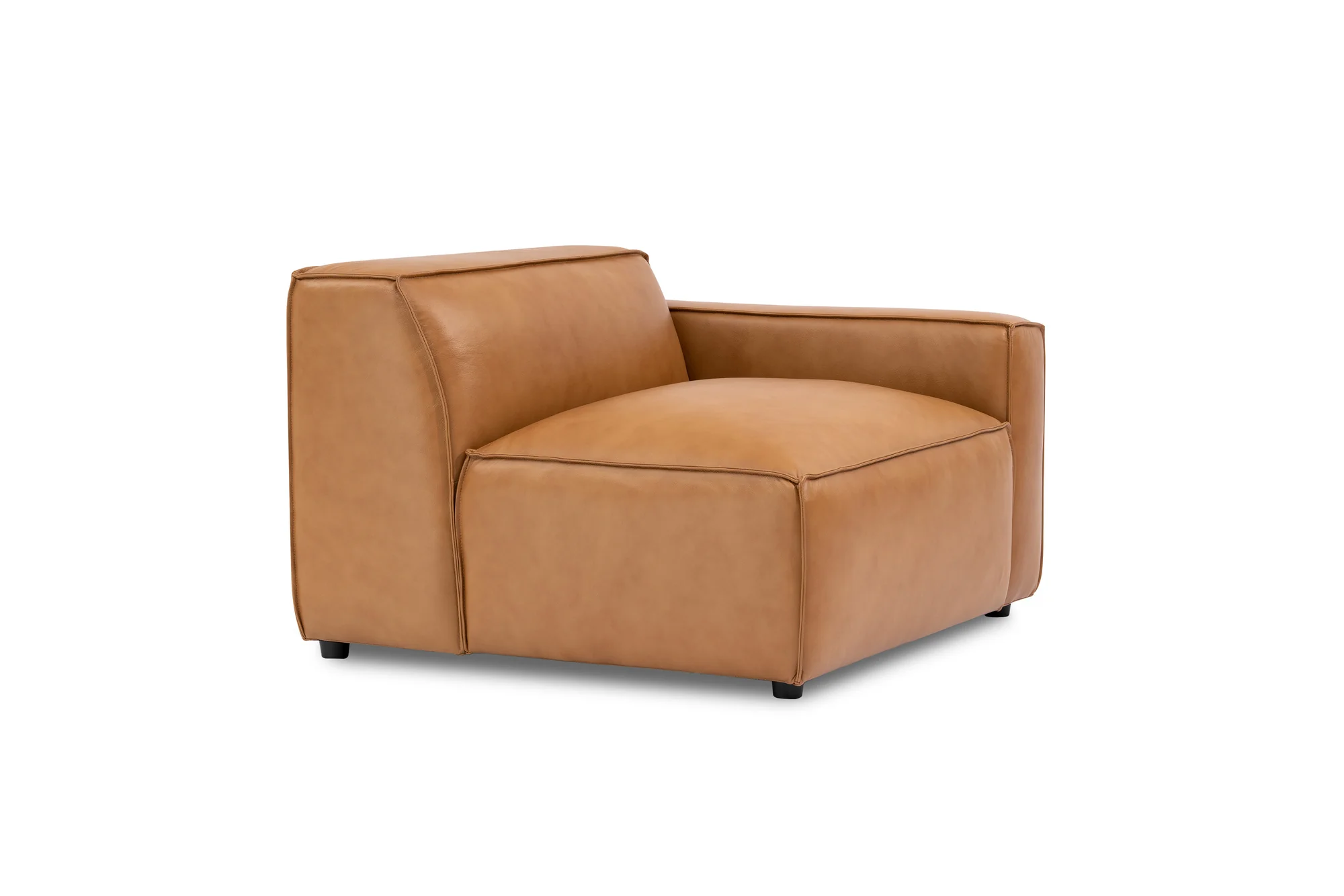Nathan Leather Right Arm Lounge Module - Image 11