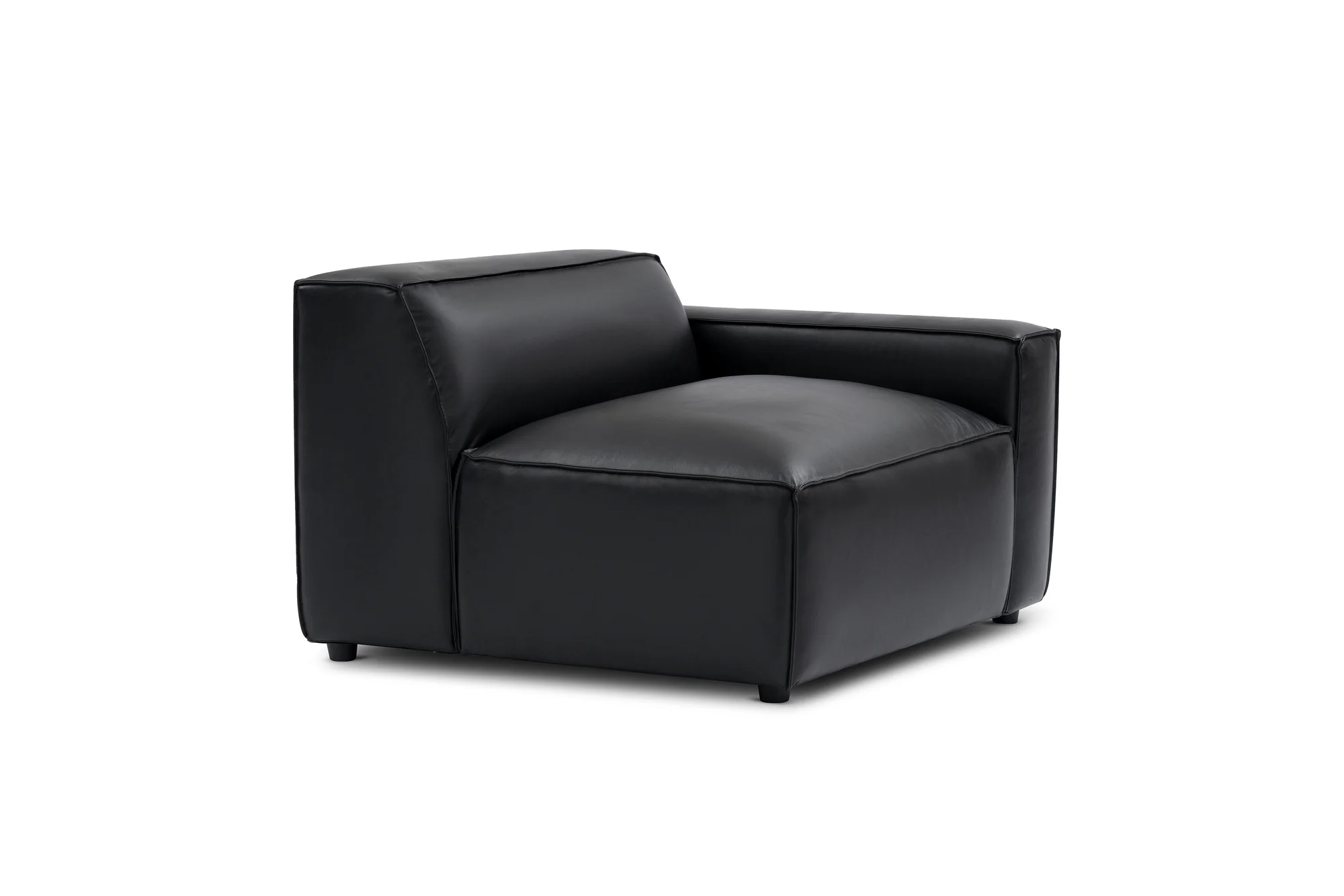 Nathan Leather Right Arm Lounge Module - Image 5