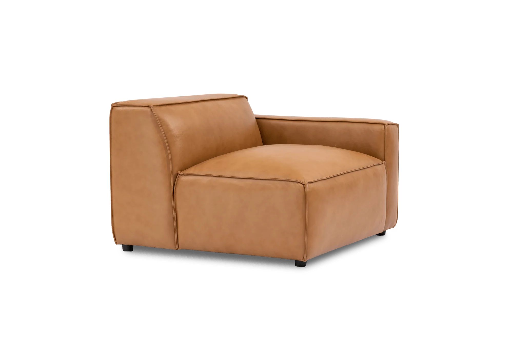 Nathan Leather Right Arm Lounge Module - Image 8