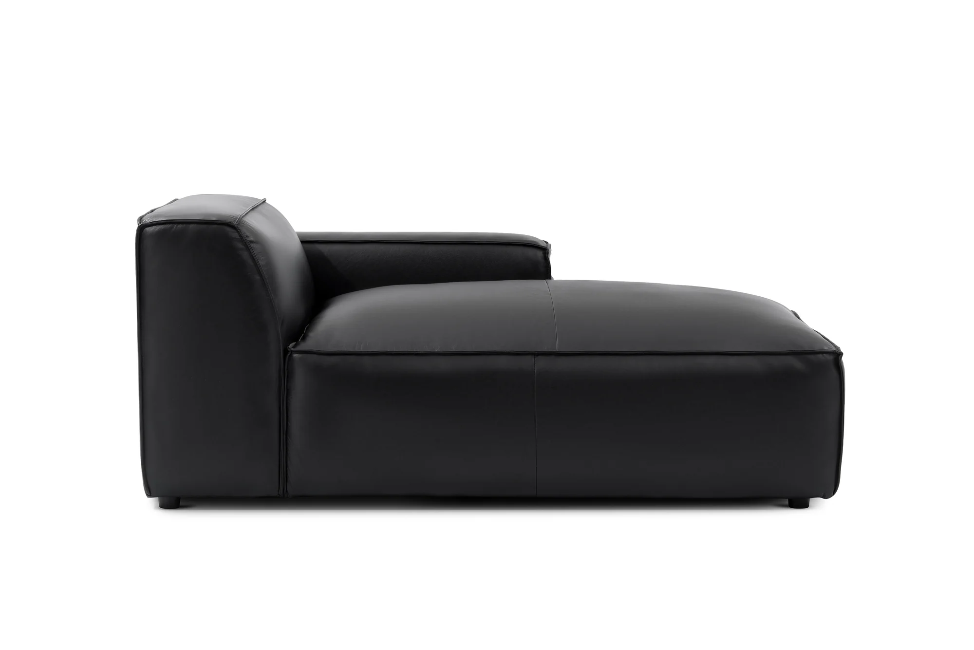 Nathan Leather Right Chaise Lounge Module - Image 13