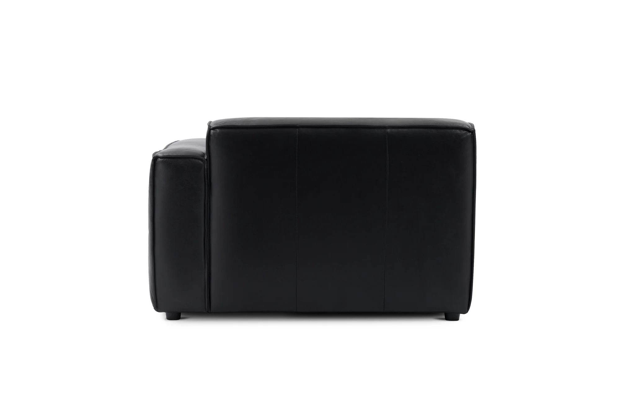 Nathan Leather Right Chaise Lounge Module - Image 14