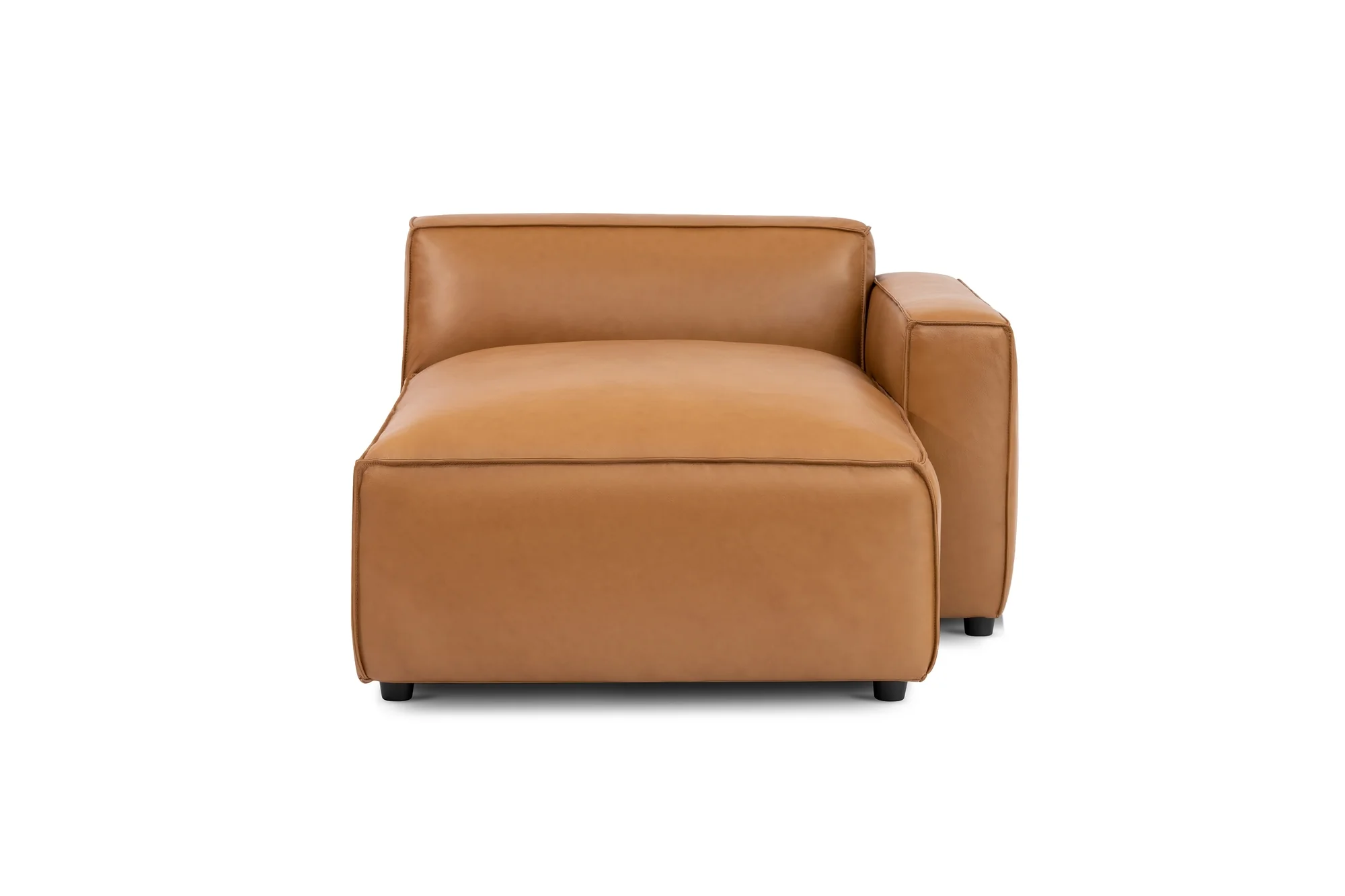 Nathan Leather Right Chaise Lounge Module - Image 4