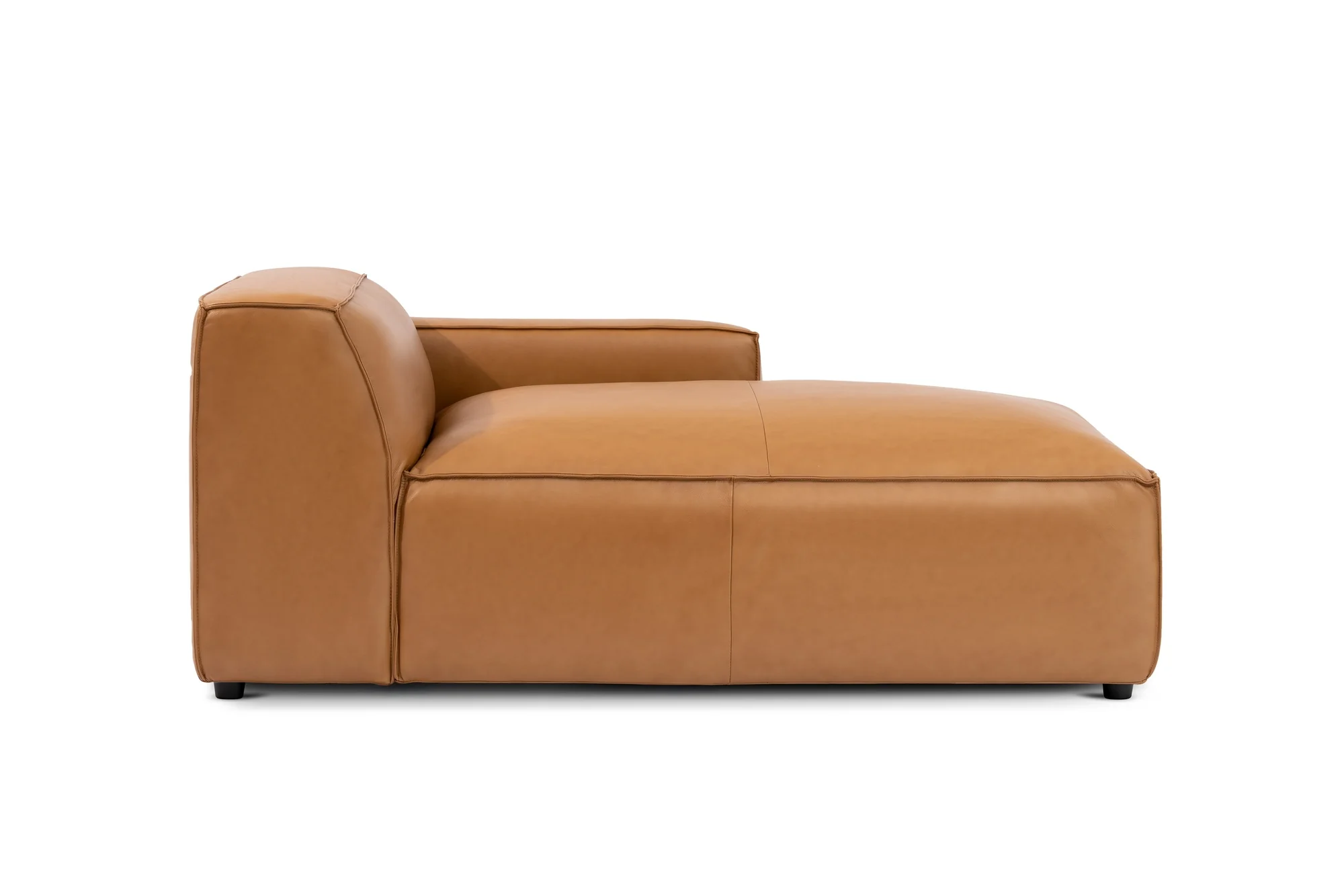 Nathan Leather Right Chaise Lounge Module - Image 6