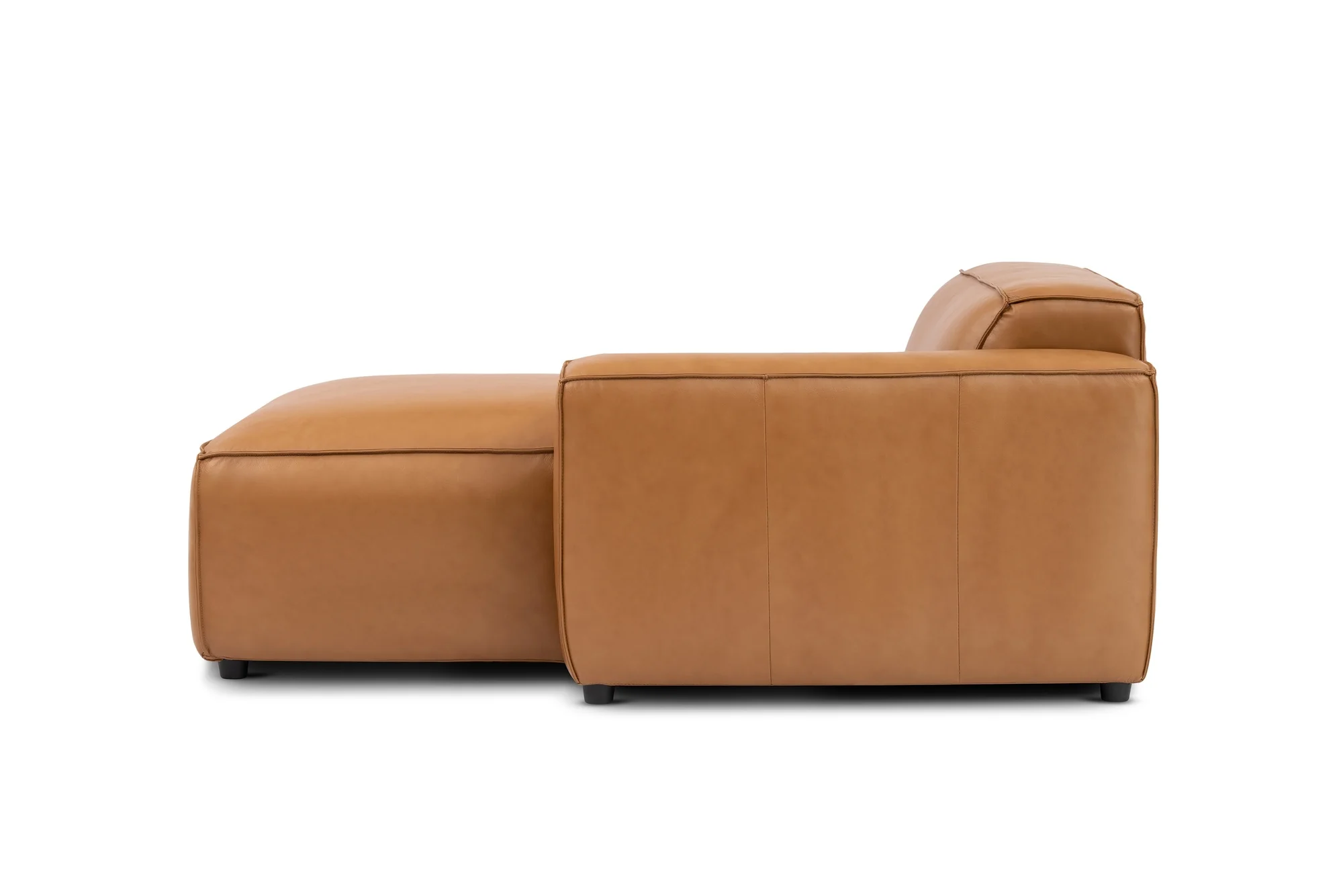 Nathan Leather Right Chaise Lounge Module - Image 7