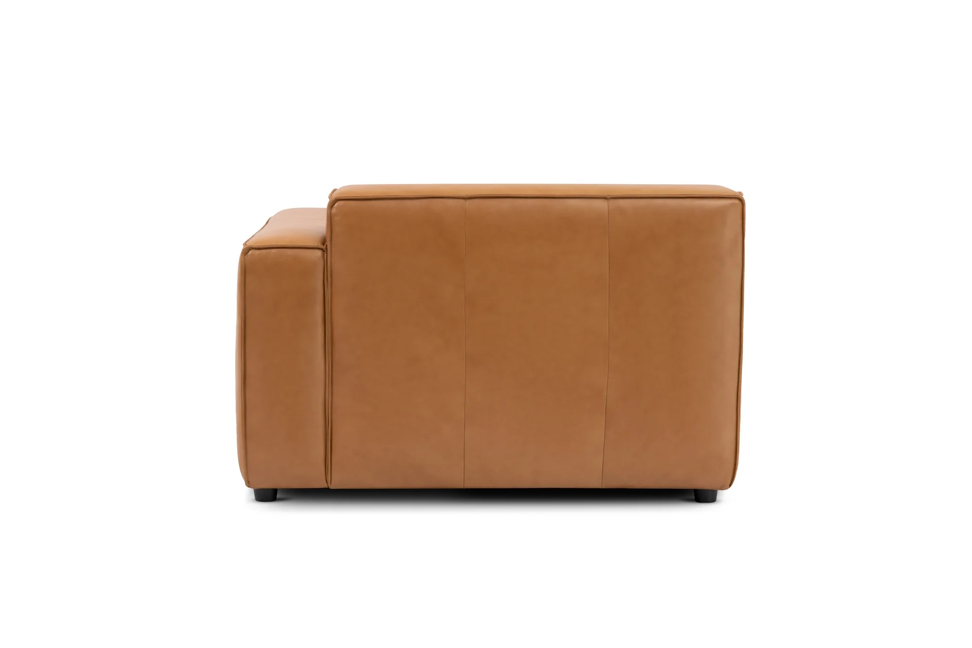 Nathan Leather Right Chaise Lounge Module - Image 8