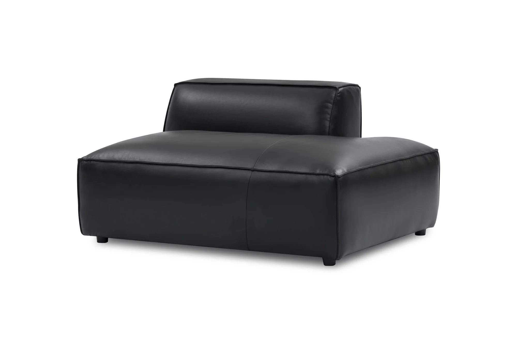 Nathan Leather Right Open-End Lounge Module - Image 11