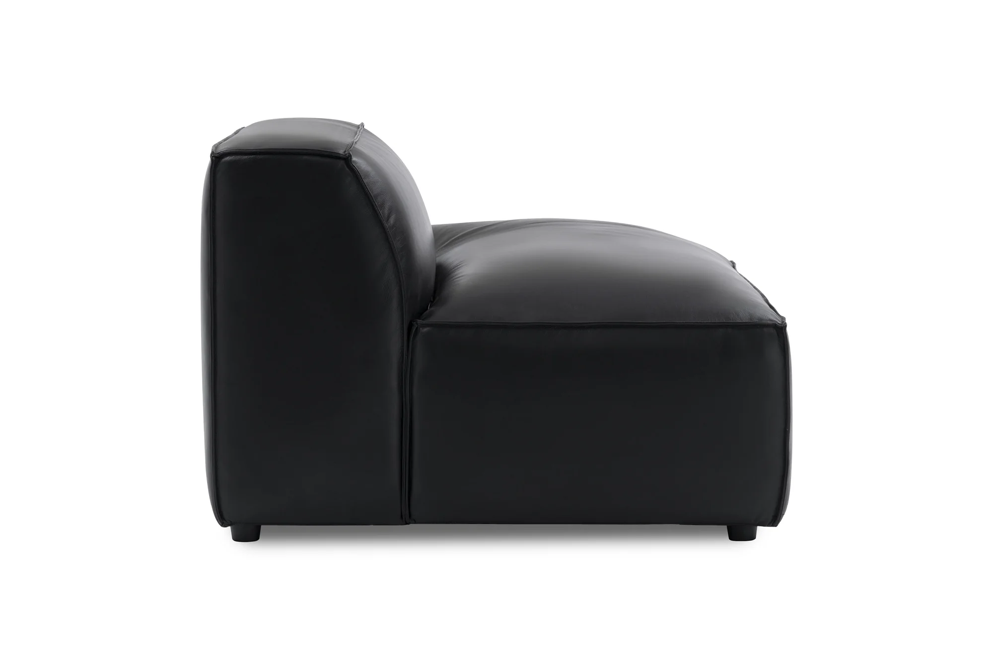Nathan Leather Right Open-End Lounge Module - Image 12