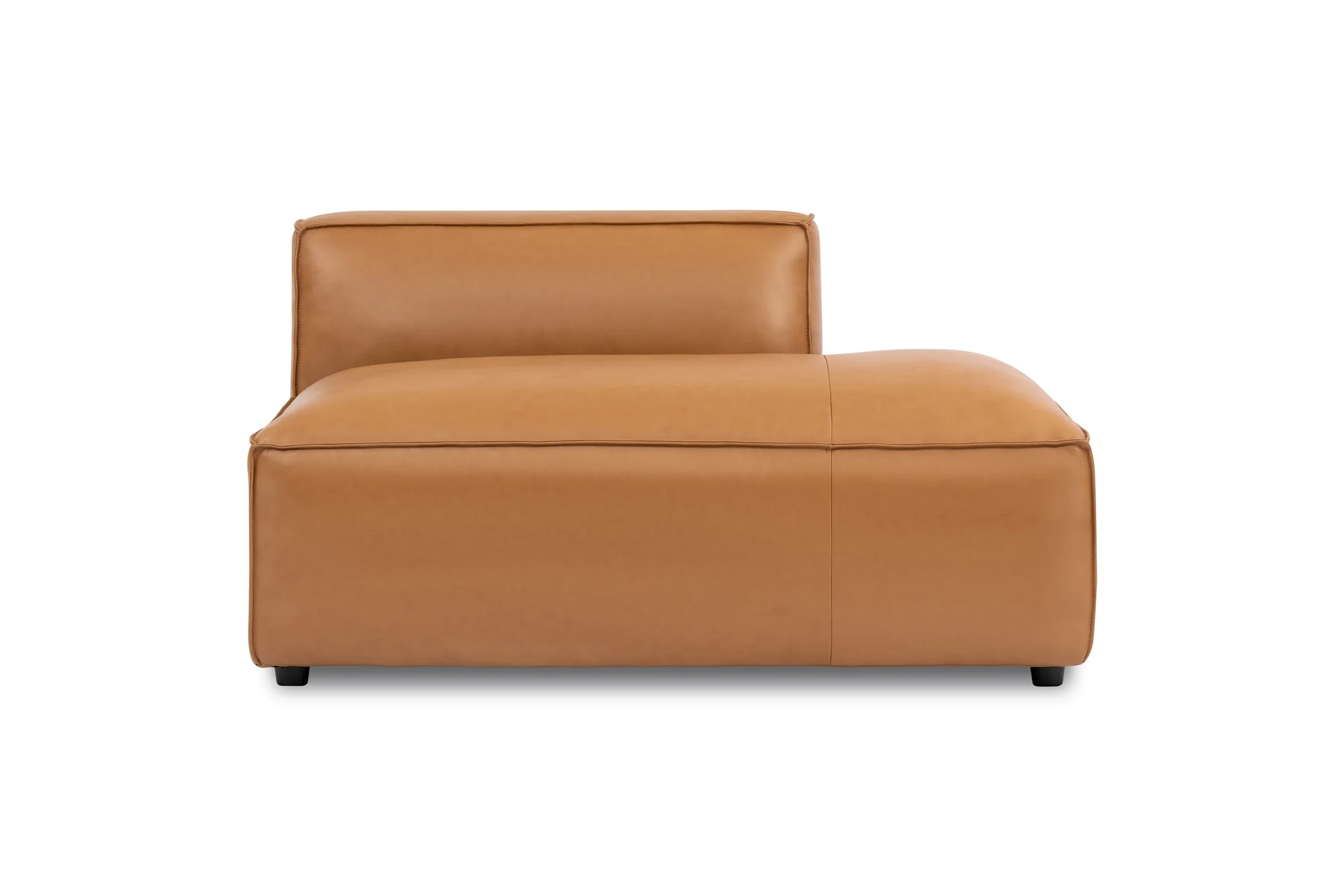 Nathan Leather Right Open-End Lounge Module - Image 4