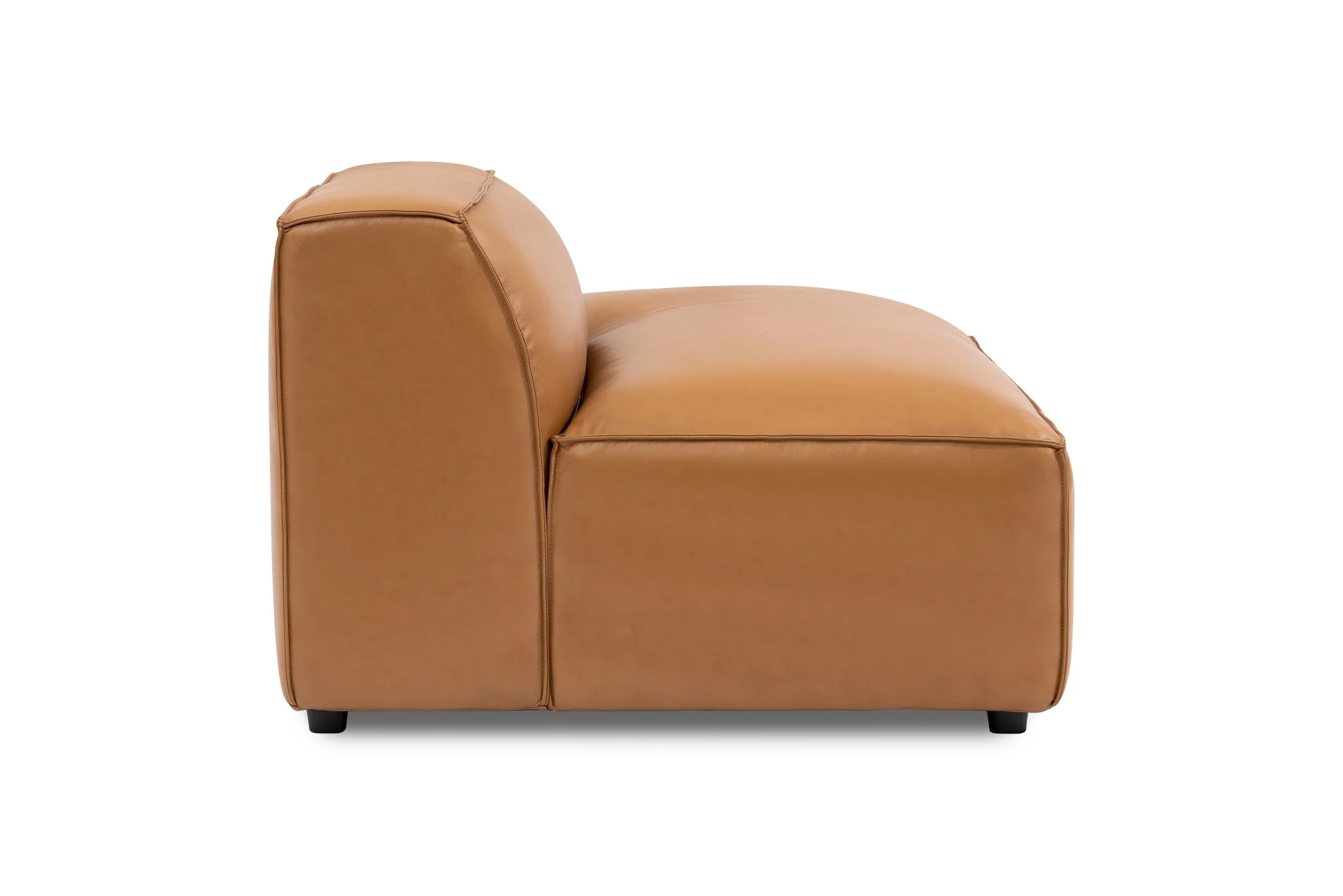 Nathan Leather Right Open-End Lounge Module - Image 6