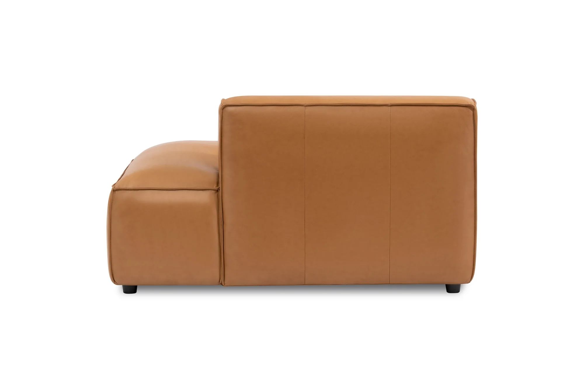 Nathan Leather Right Open-End Lounge Module - Image 7