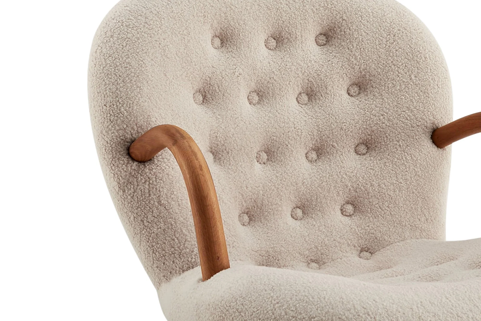 Nova Faux Sheepskin Accent Chair - Image 14