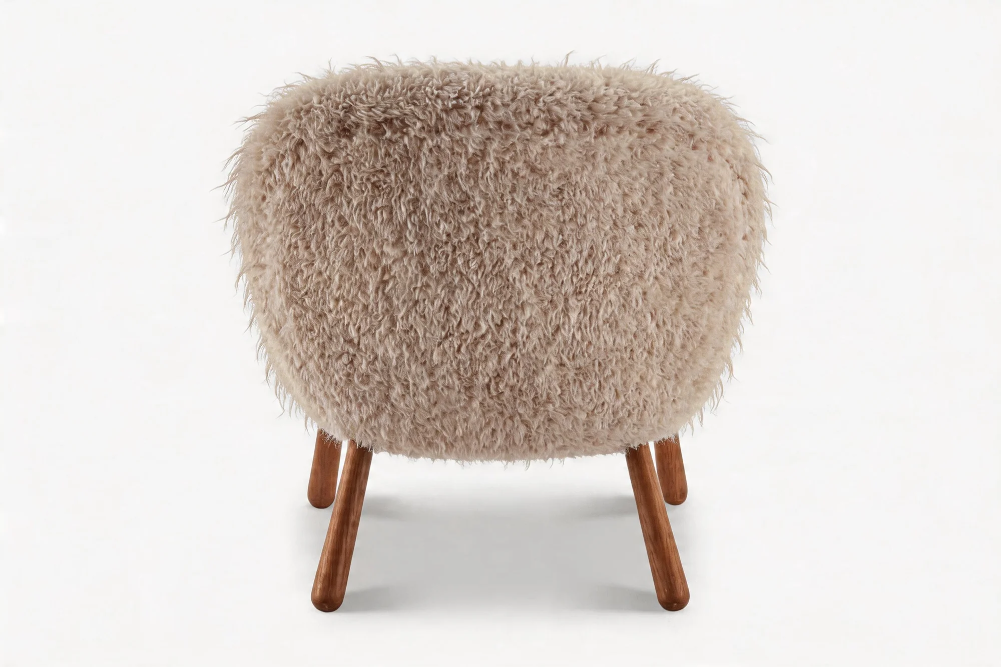 Nova Faux Sheepskin Accent Chair - Image 7