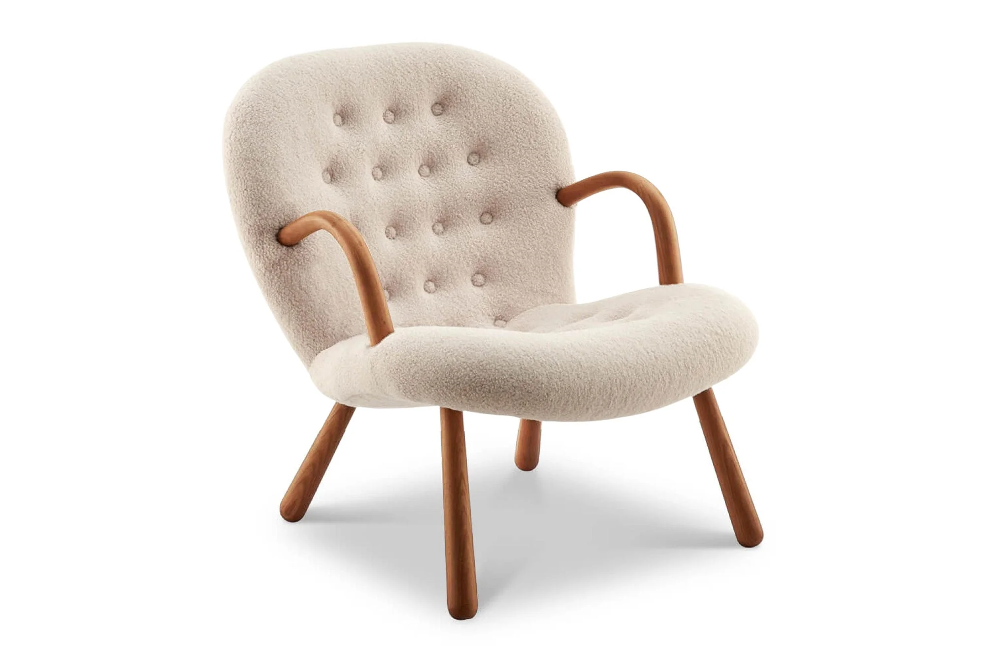 Nova Faux Sheepskin Accent Chair - Image 8