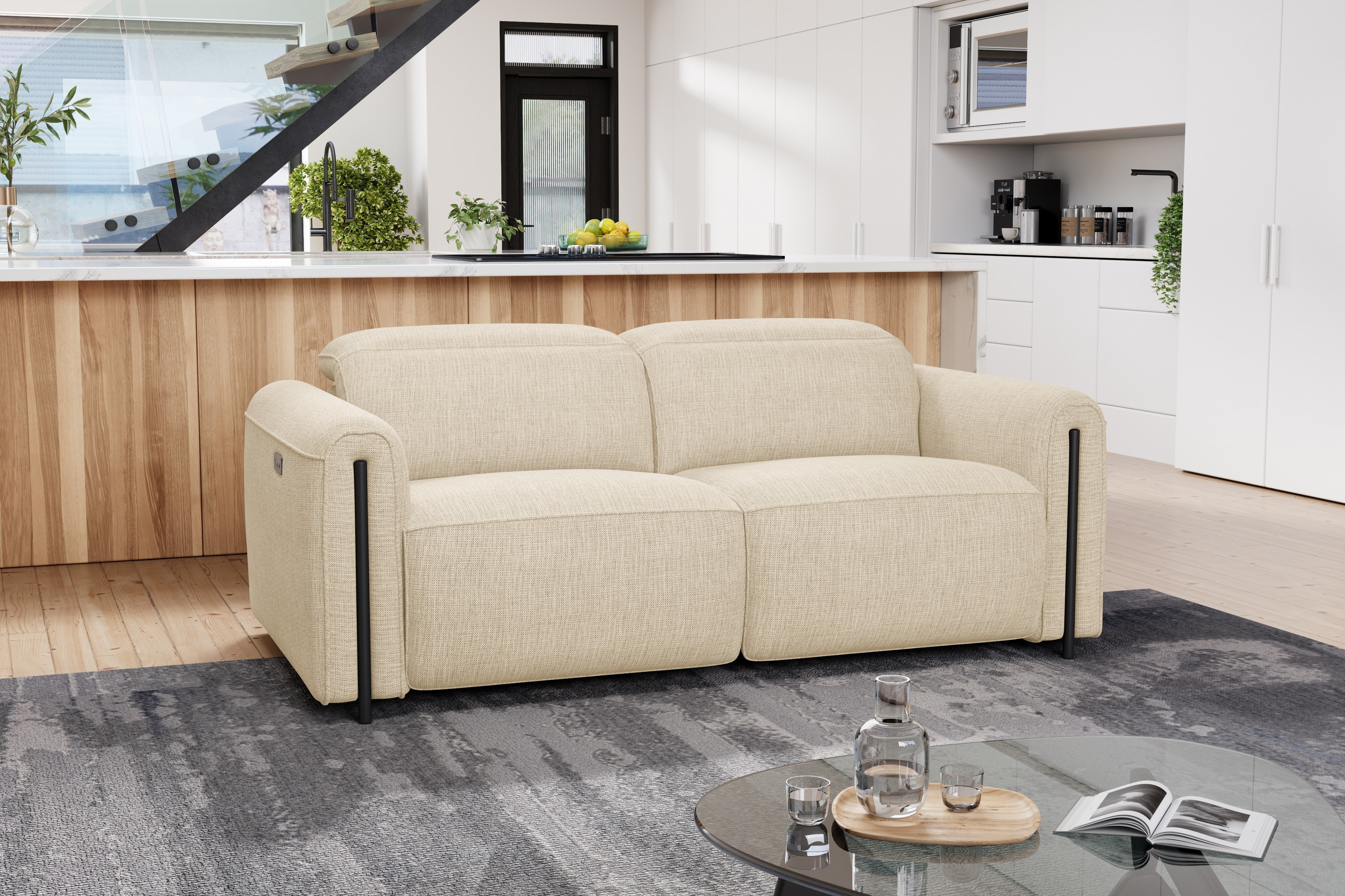 Octavia Fabric Dual Reclining Cloud Lounge - Image 14