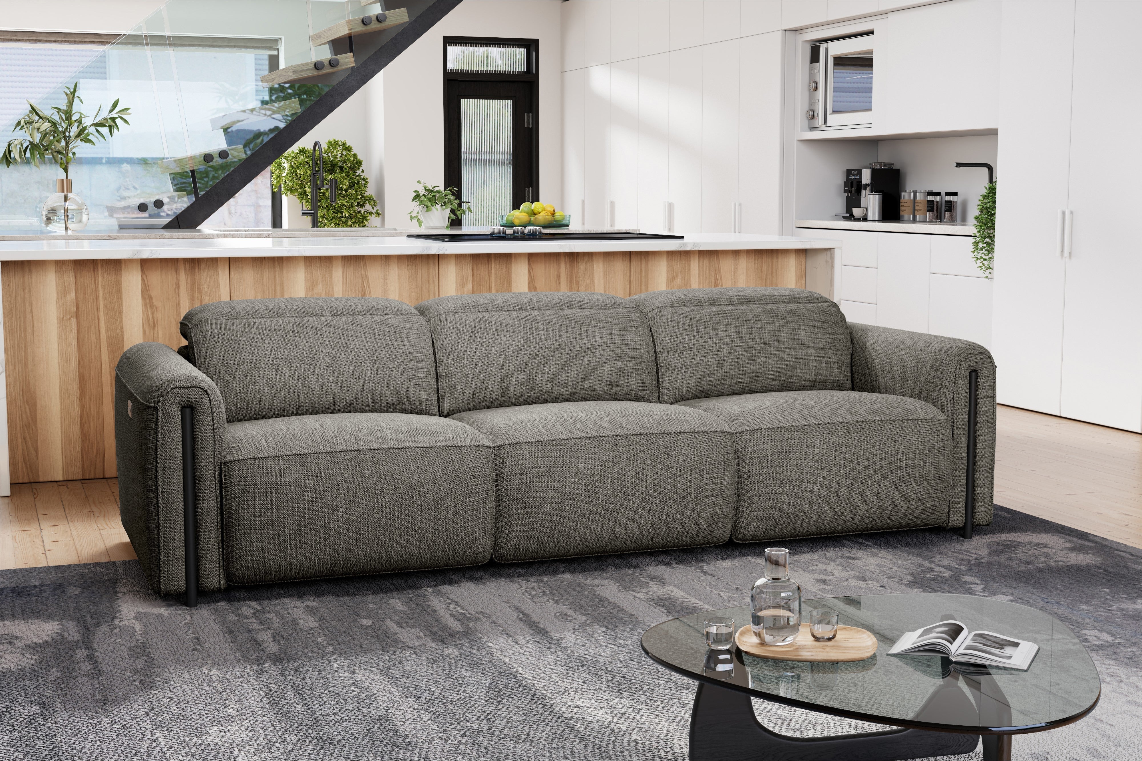 Octavia Fabric Dual Reclining Cloud Lounge - Image 23