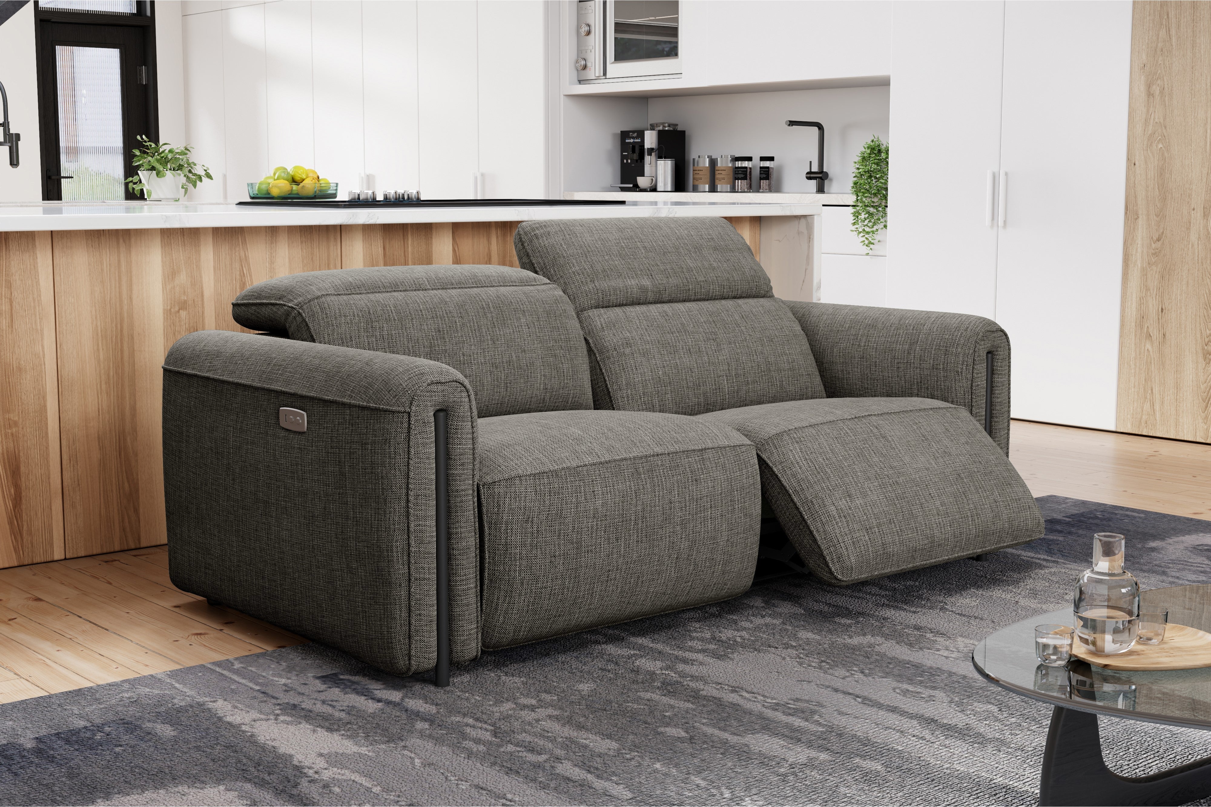 Octavia Fabric Dual Reclining Cloud Lounge - Image 31