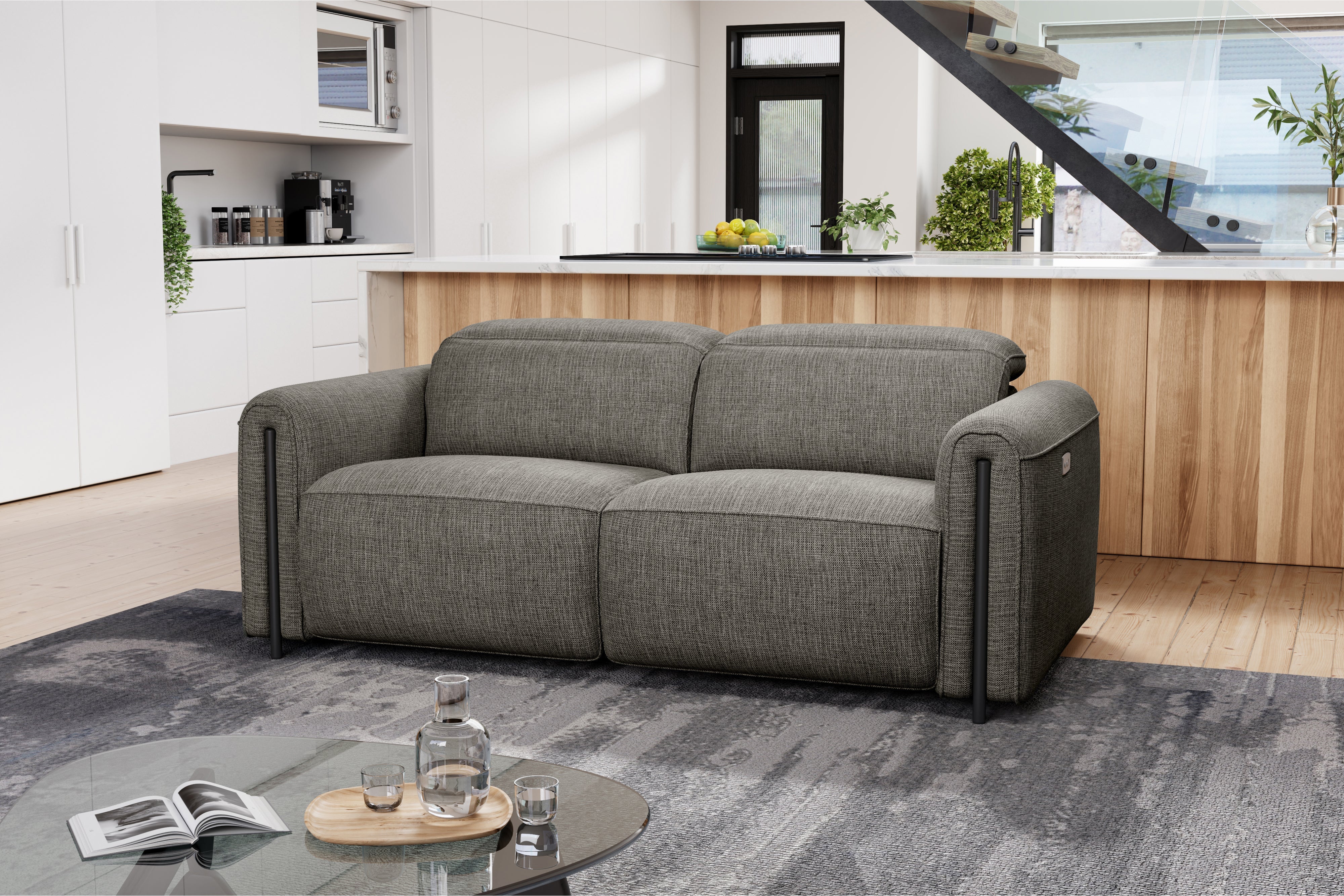 Octavia Fabric Dual Reclining Cloud Lounge - Image 34