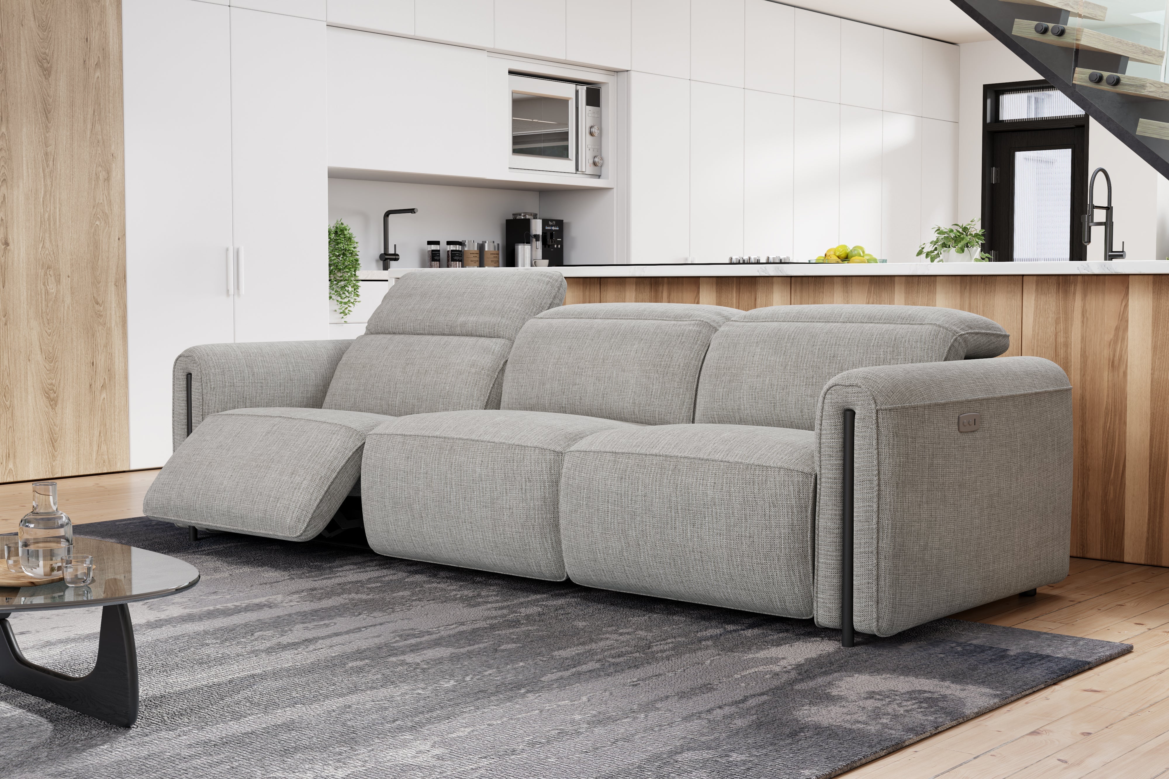 Octavia Fabric Dual Reclining Cloud Lounge - Image 42
