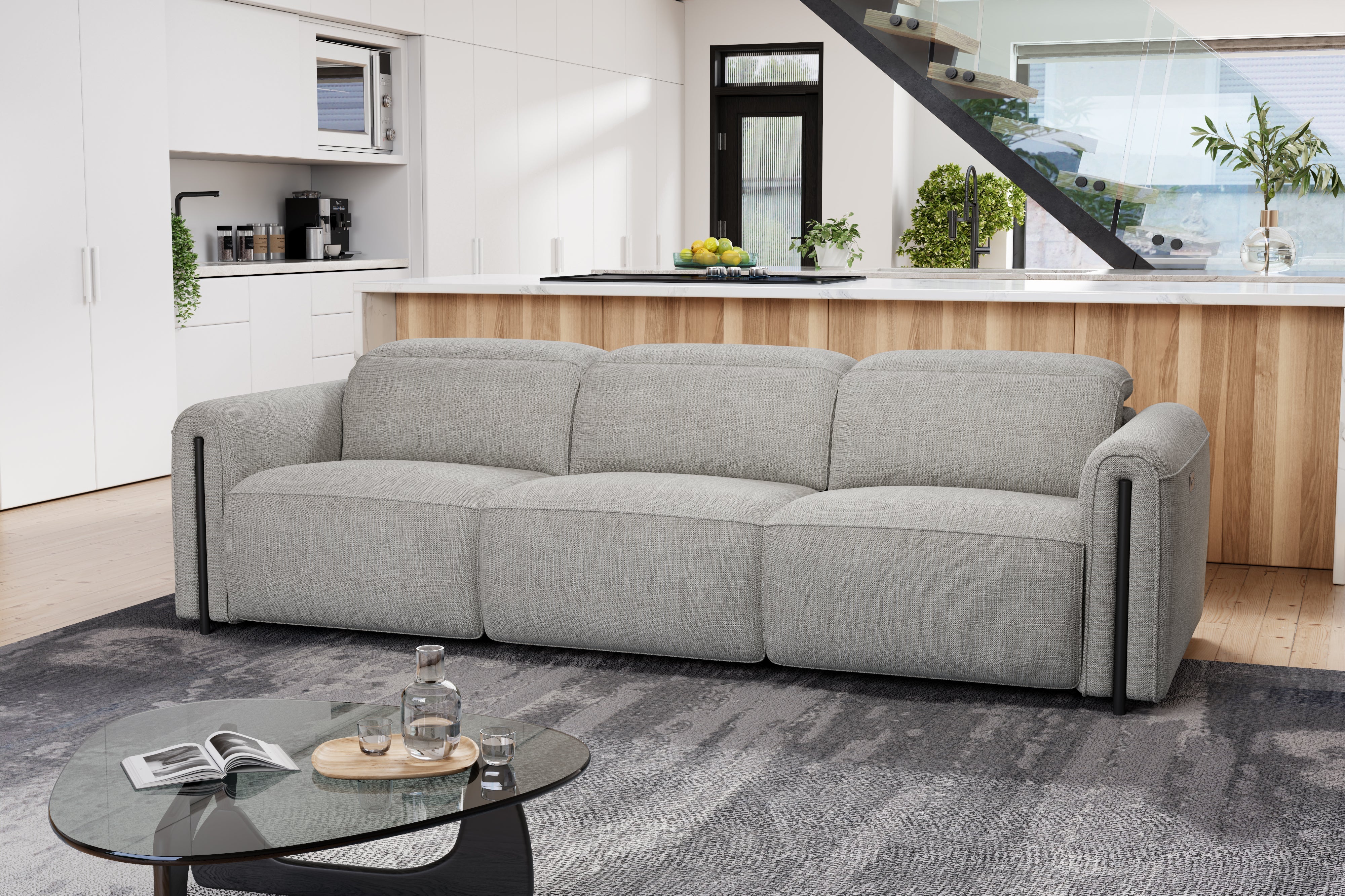 Octavia Fabric Dual Reclining Cloud Lounge - Image 45
