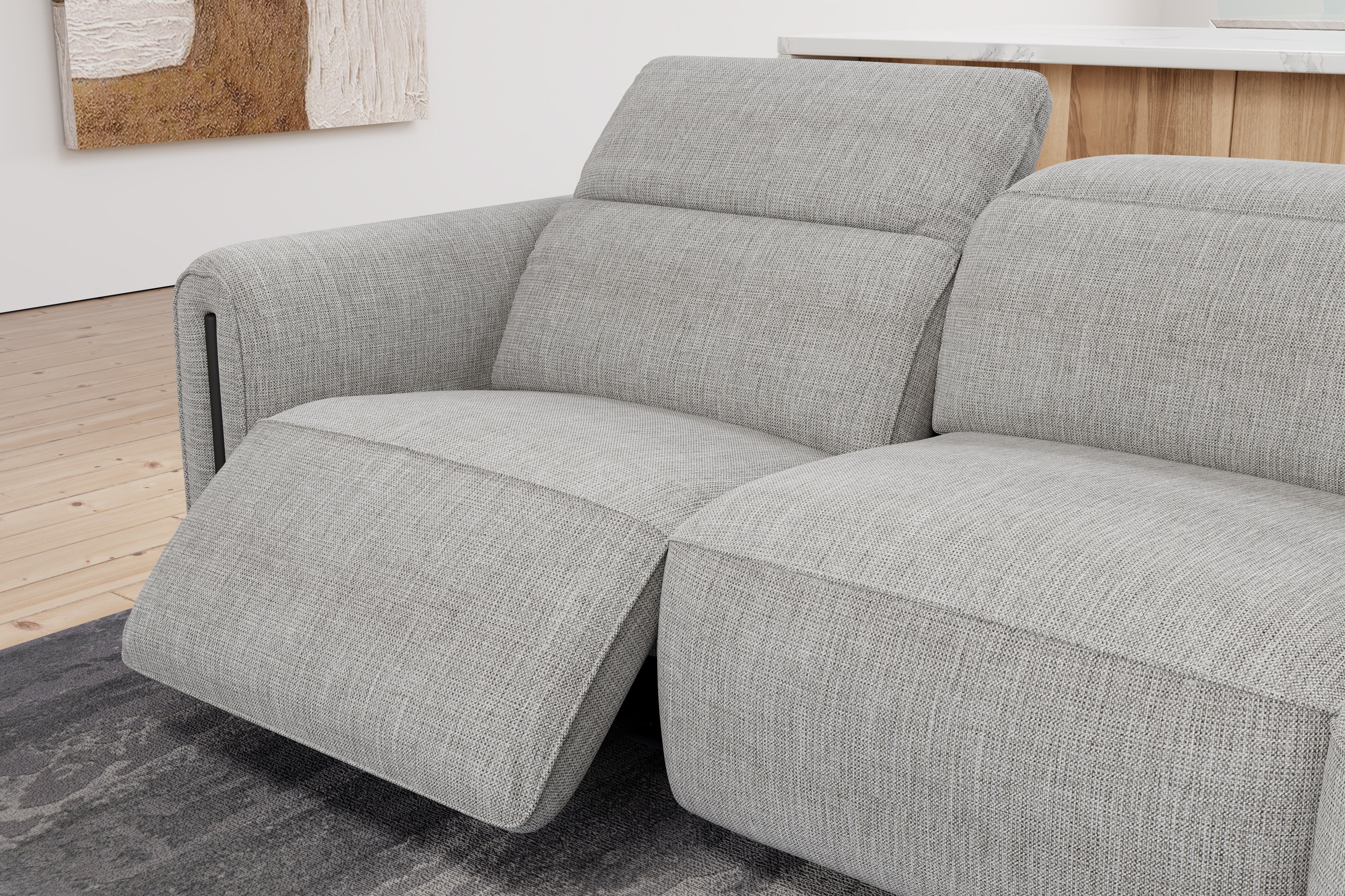 Octavia Fabric Dual Reclining Cloud Lounge - Image 46