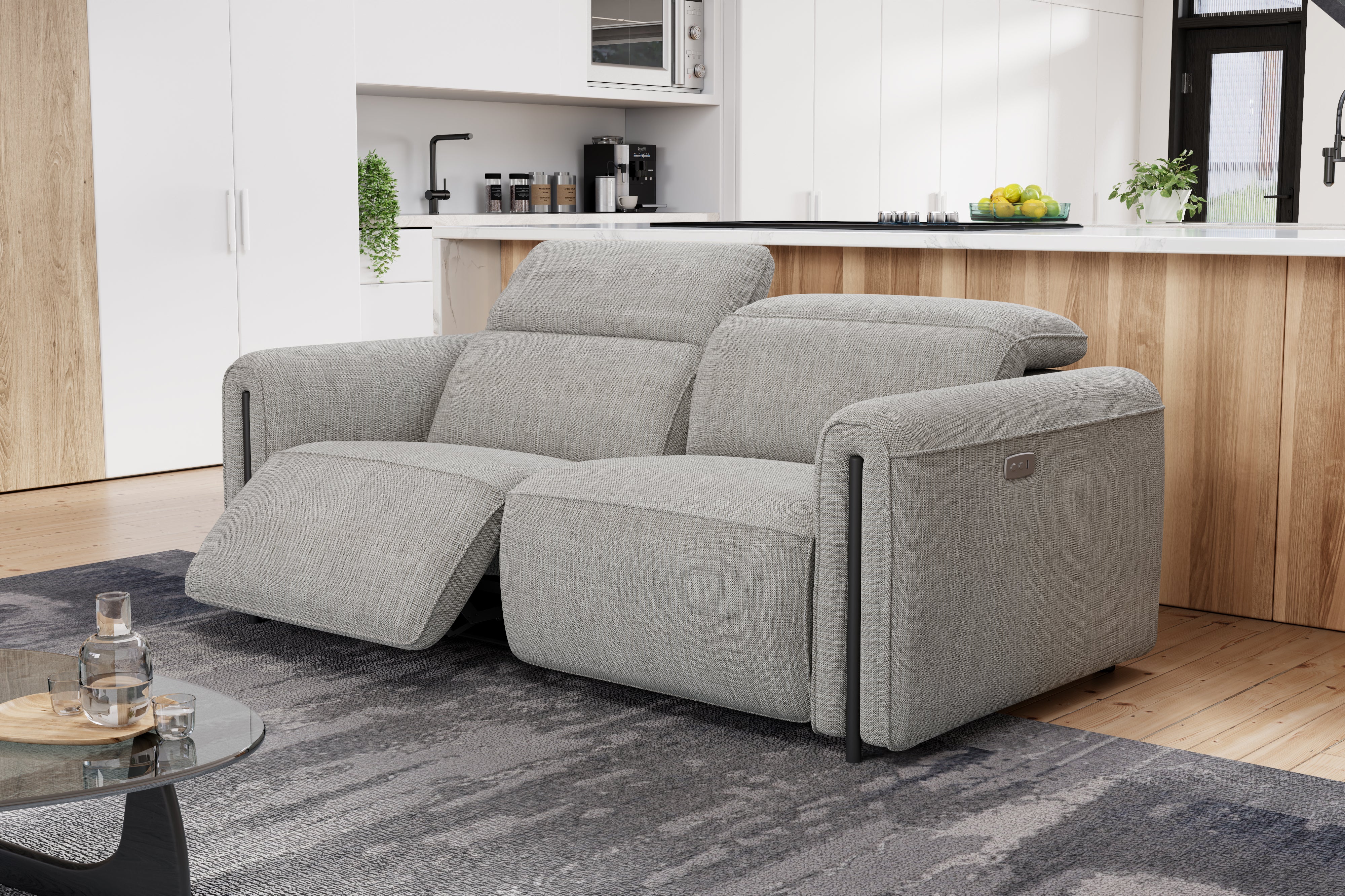 Octavia Fabric Dual Reclining Cloud Lounge - Image 52