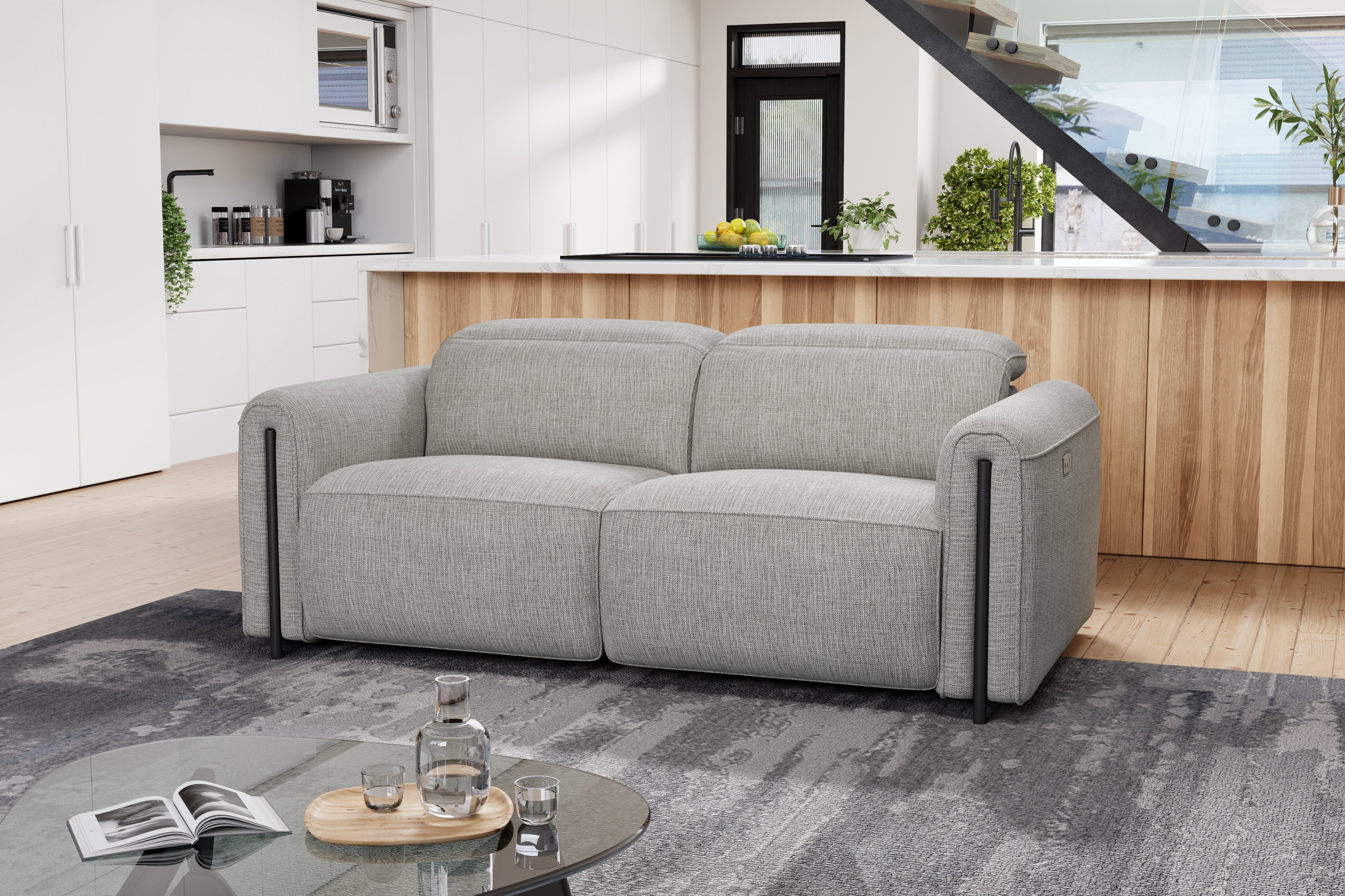 Octavia Fabric Dual Reclining Cloud Lounge - Image 55