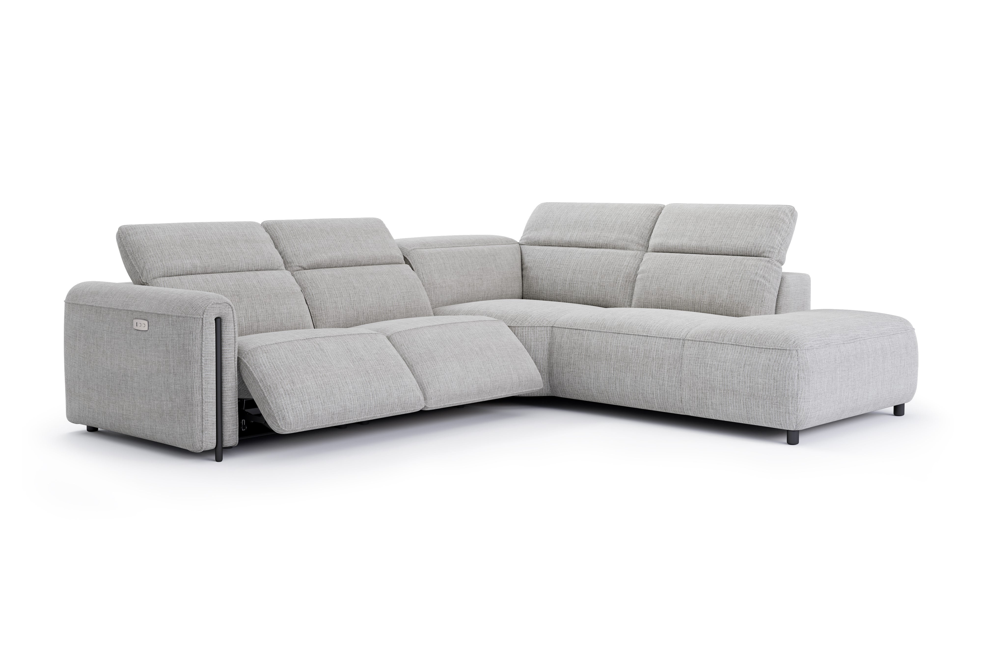 Octavia Fabric Reclining Corner Sectional Cloud Lounge - Image 12