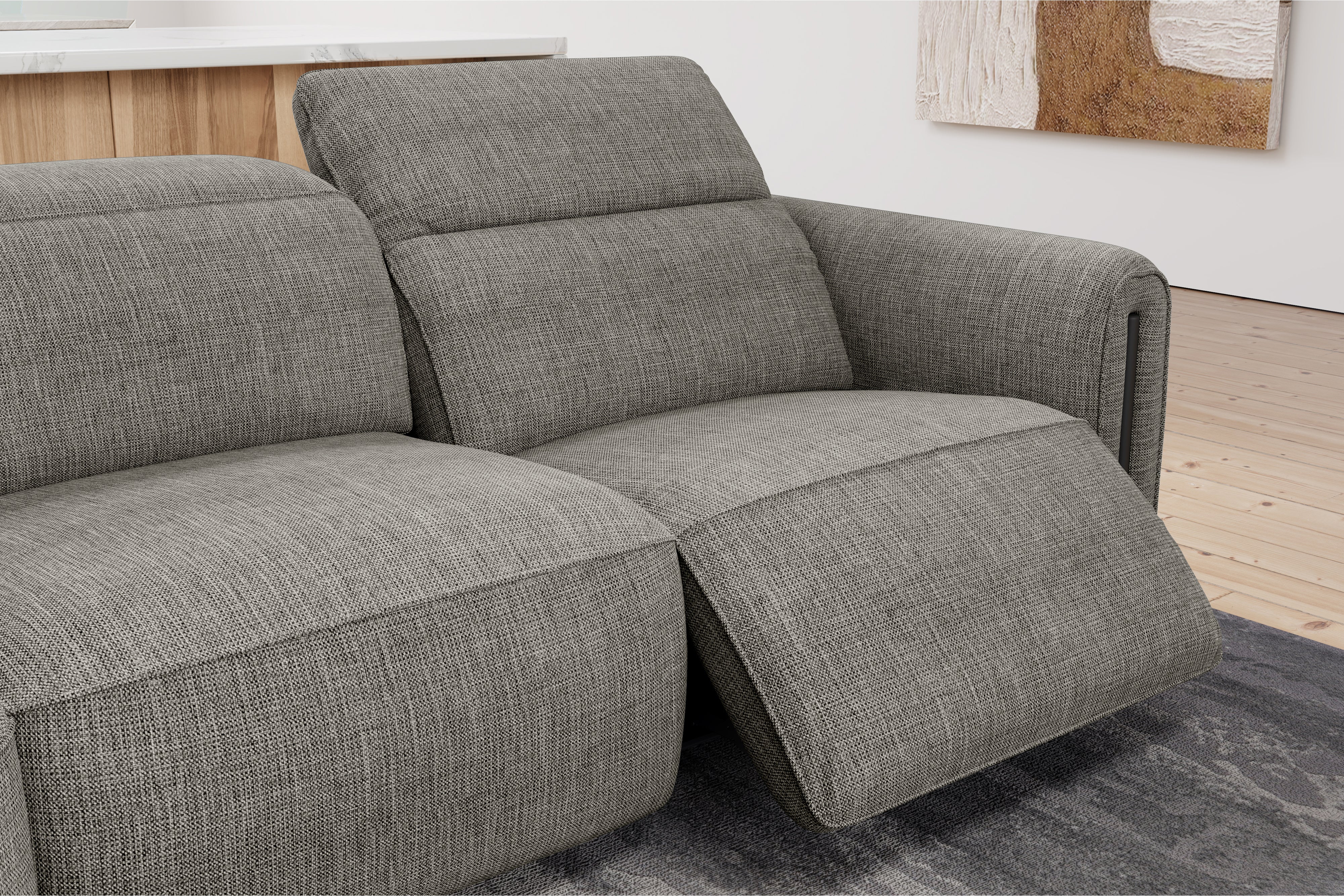 Octavia Fabric Reclining Corner Sectional Cloud Lounge - Image 29