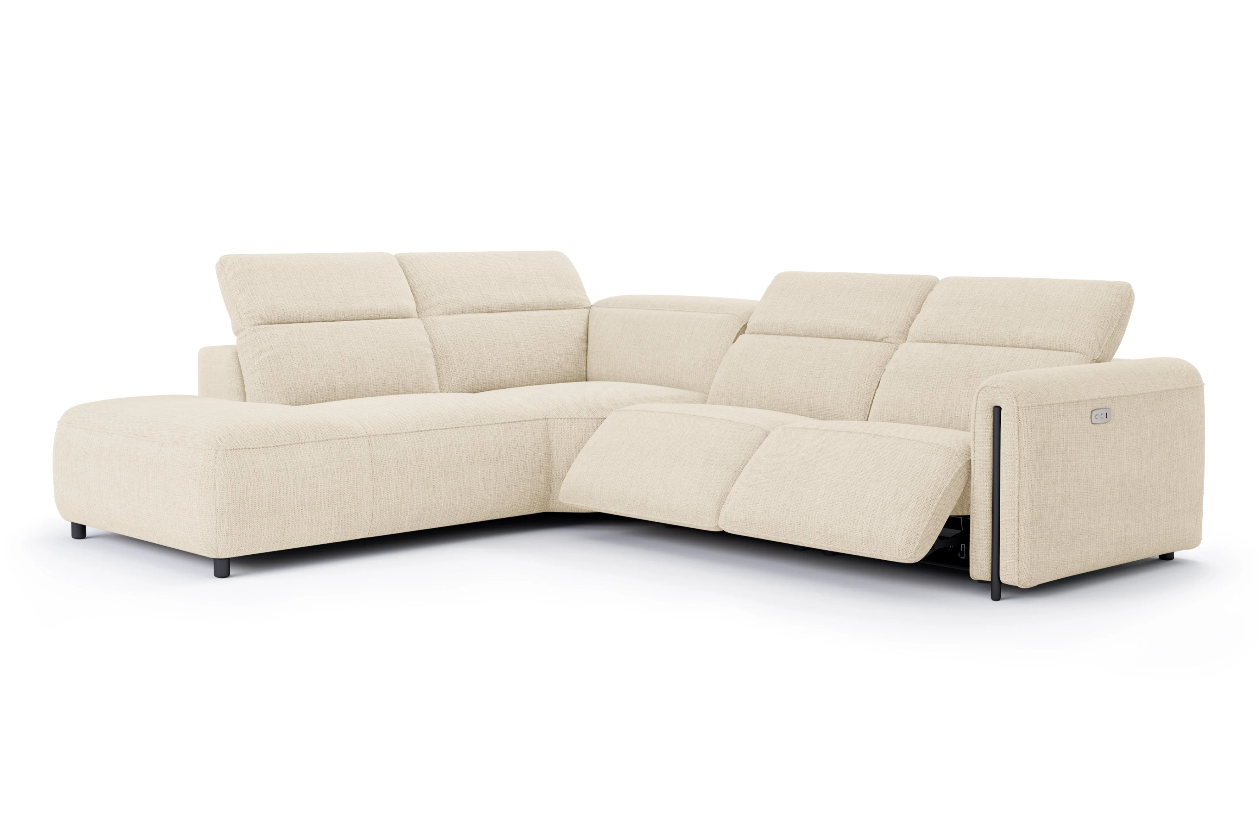Octavia Fabric Reclining Corner Sectional Cloud Lounge - Image 45