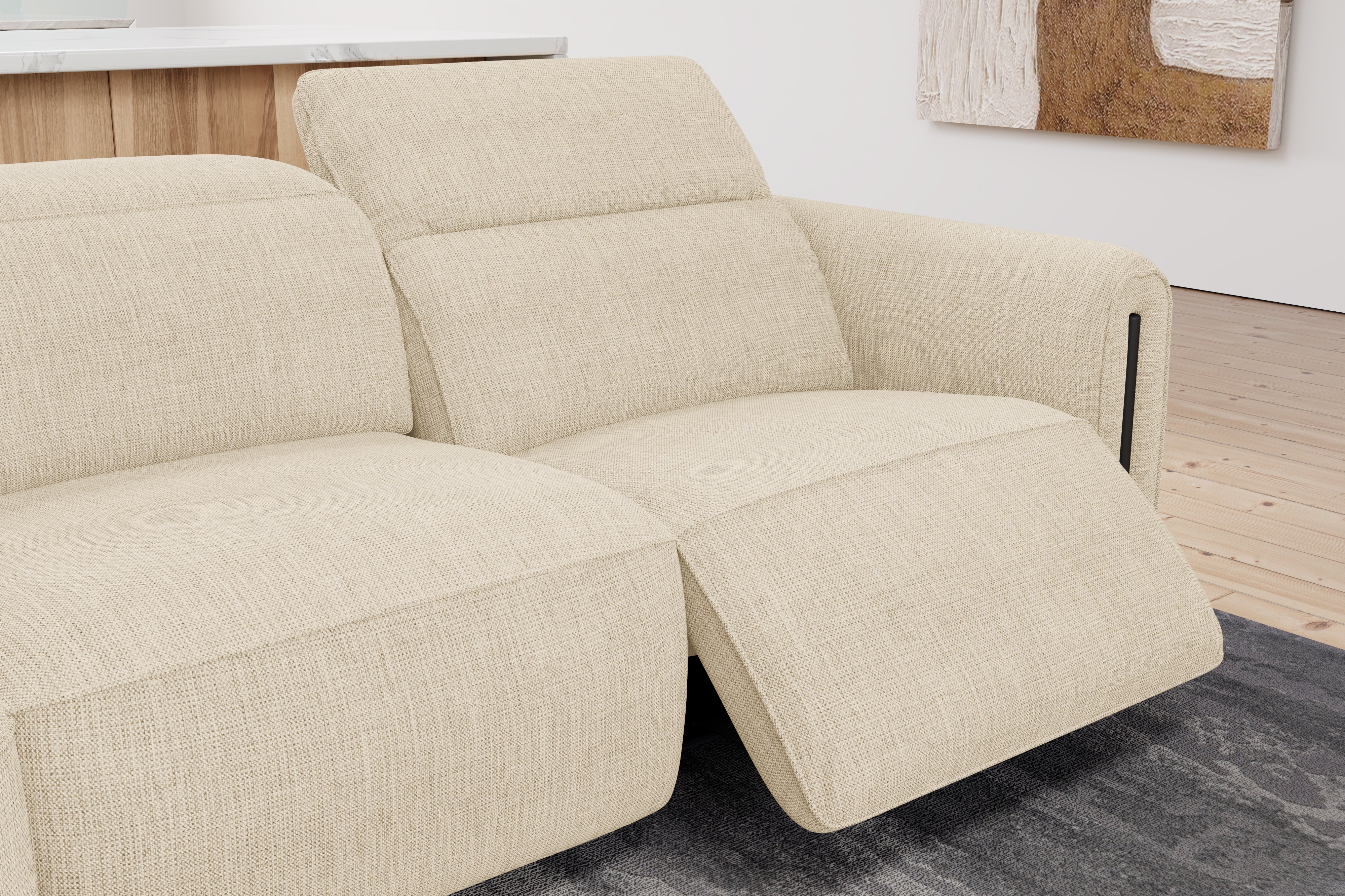 Octavia Fabric Reclining Corner Sectional Cloud Lounge - Image 51