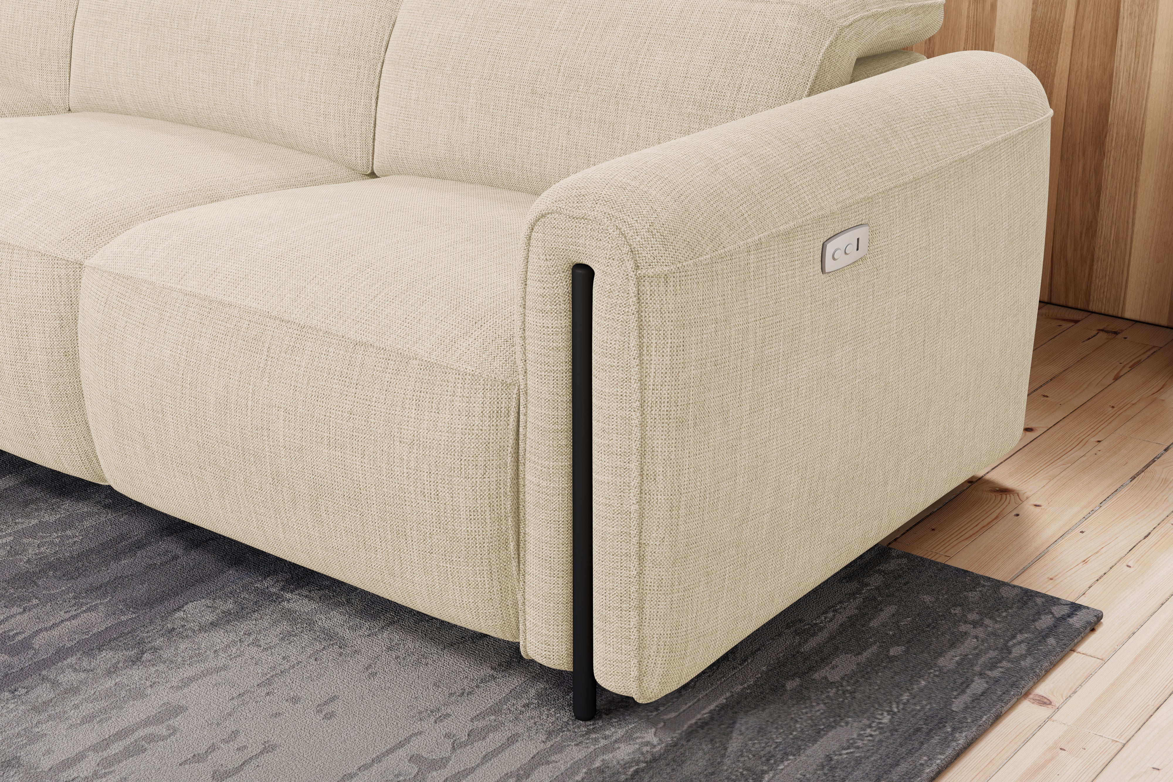 Octavia Fabric Reclining Corner Sectional Cloud Lounge - Image 52