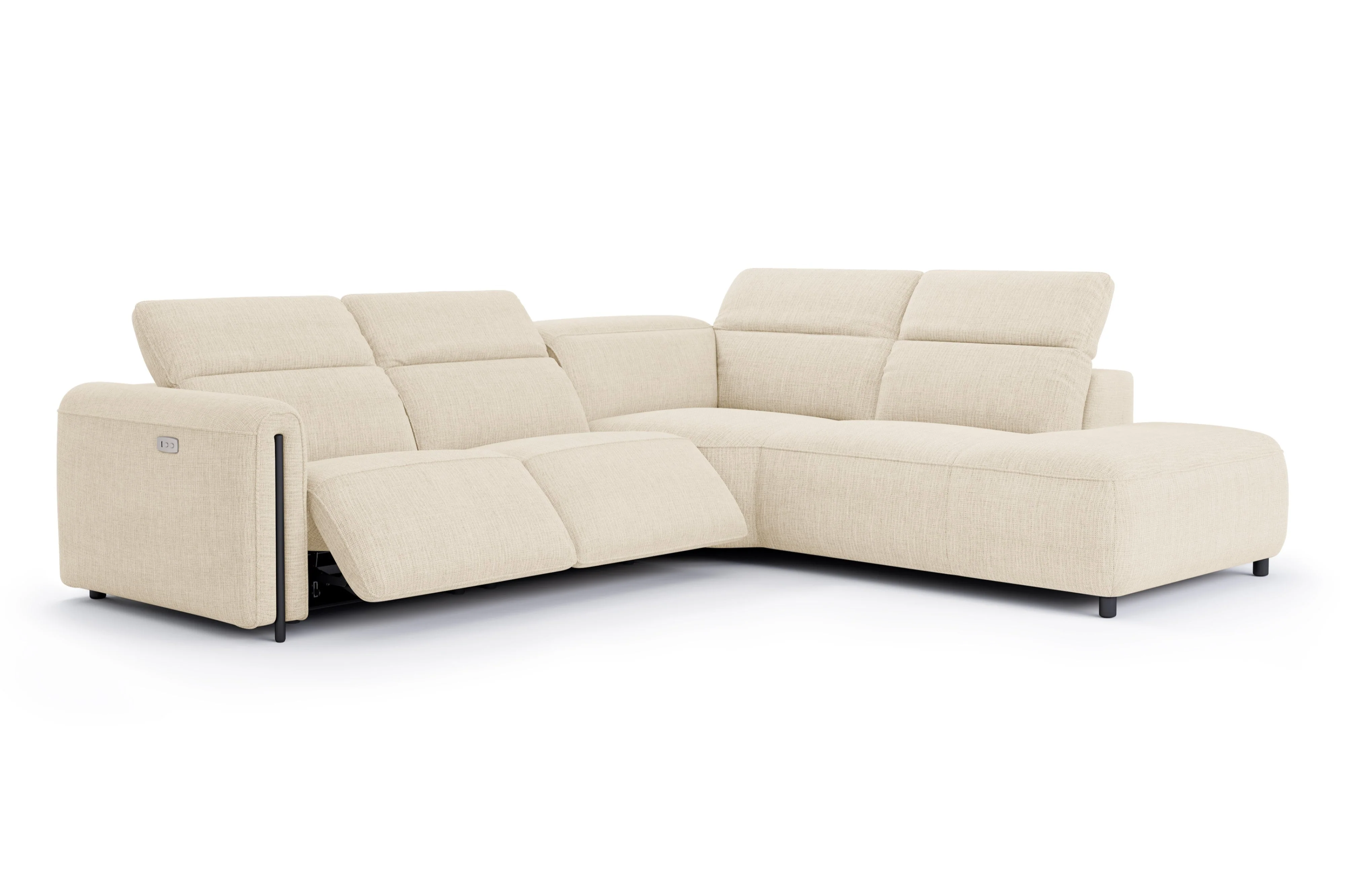 Octavia Fabric Reclining Corner Sectional Cloud Lounge - Image 56